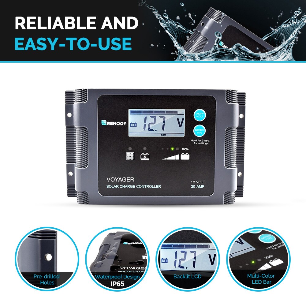 Renogy KIT-STCS200MB-VOY20 Portable-Solar-Panels - View #2