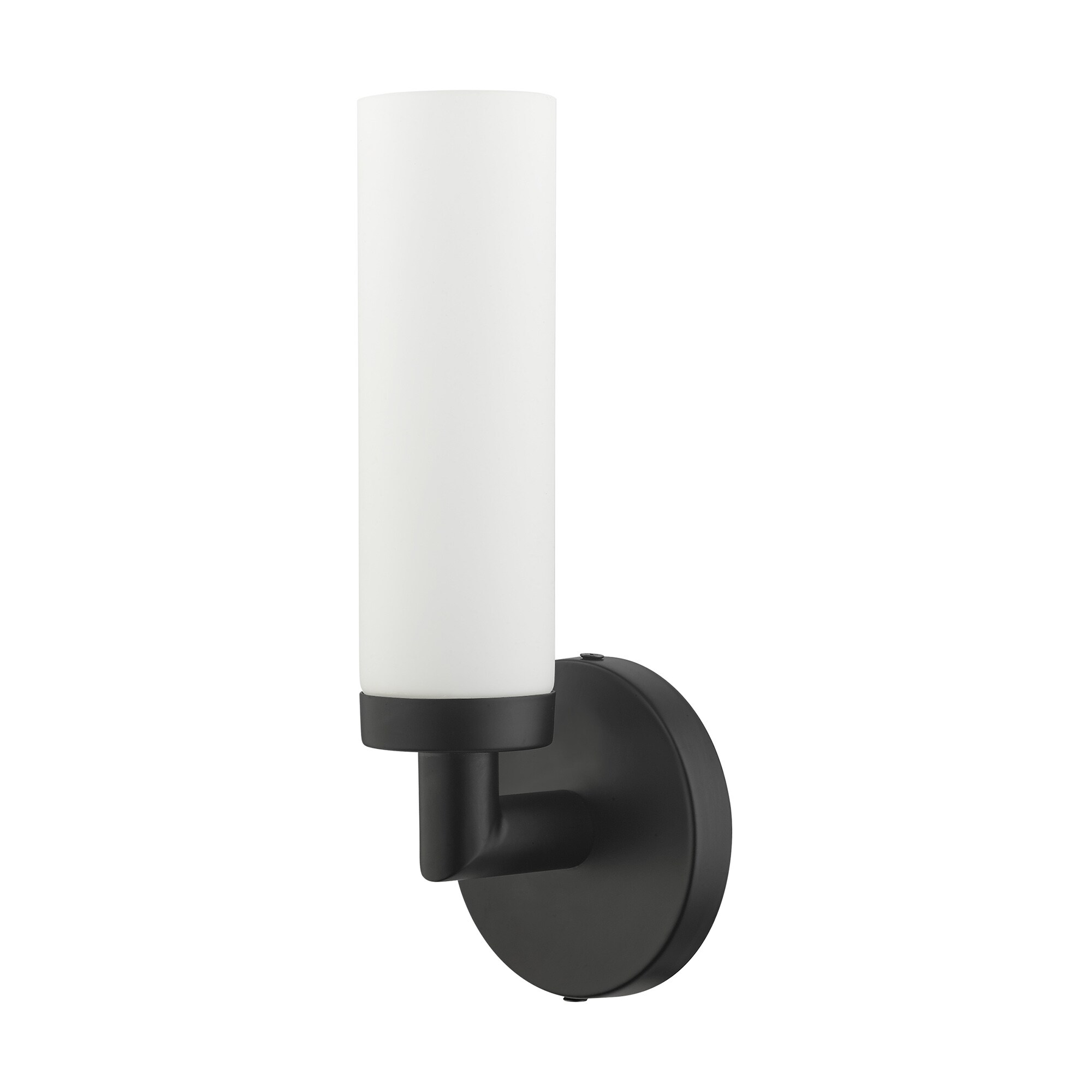 C Cattleya 4.75-in W 1-Light Black Modern/Contemporary Wall Sconce