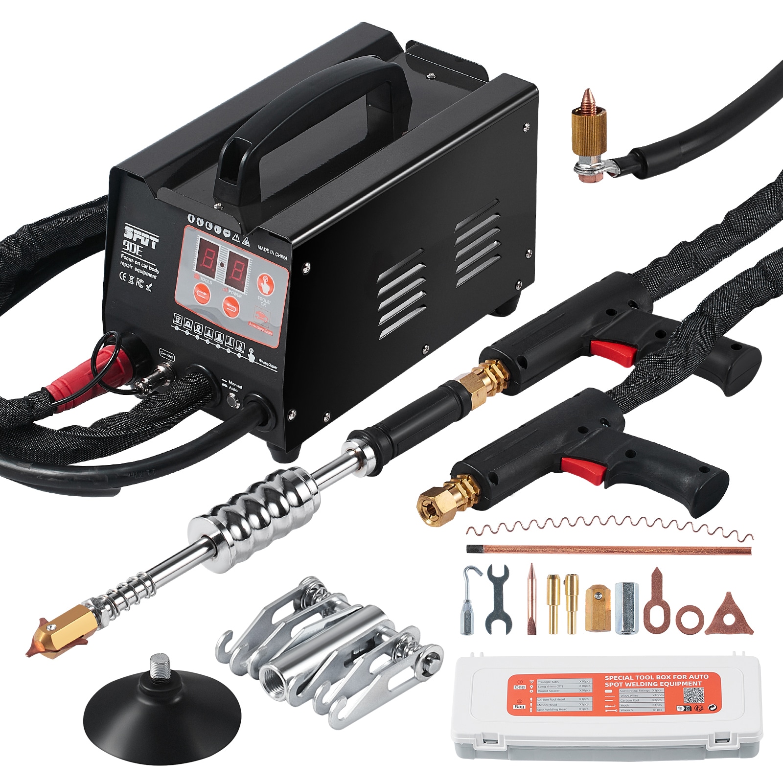 GIVIMO 3-kW Spot Welder Dent Puller with 2 Welding Guns Auto and Manual Mode #LW047GIVSS501