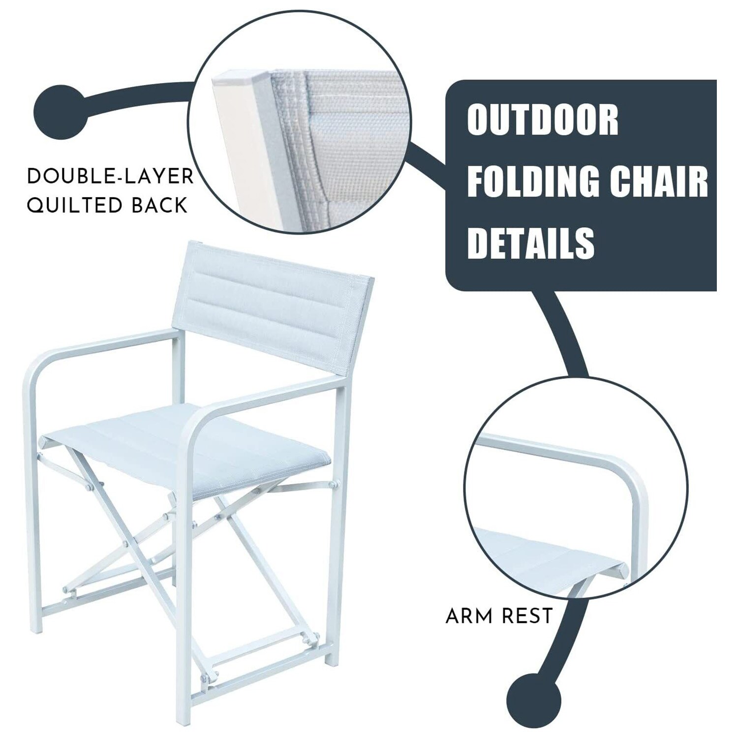 Aoodor A171-PBEBE Patio-Chairs - View #5