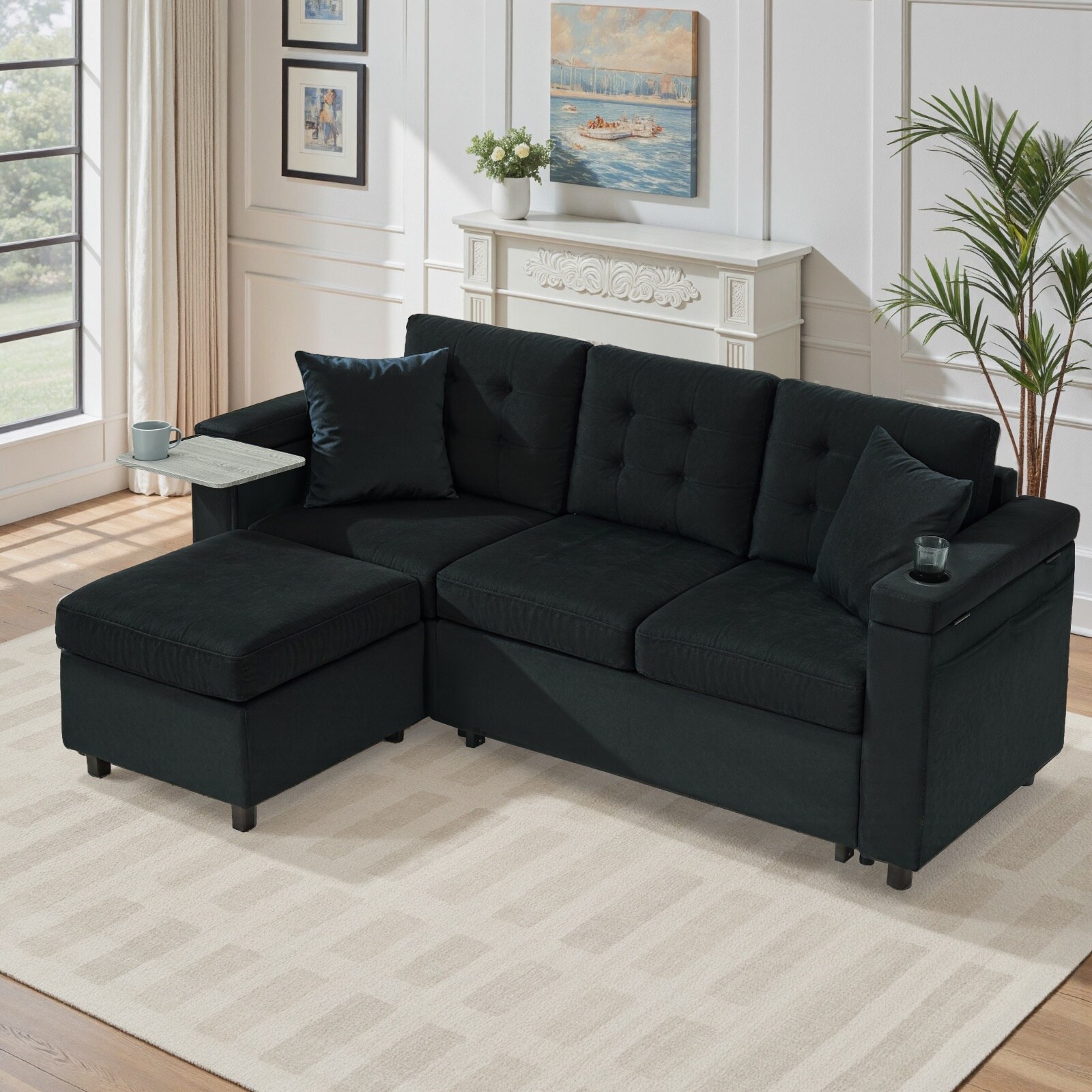 Pocassy GREATANTS-004BKABC Sofas-Loveseats - View #3