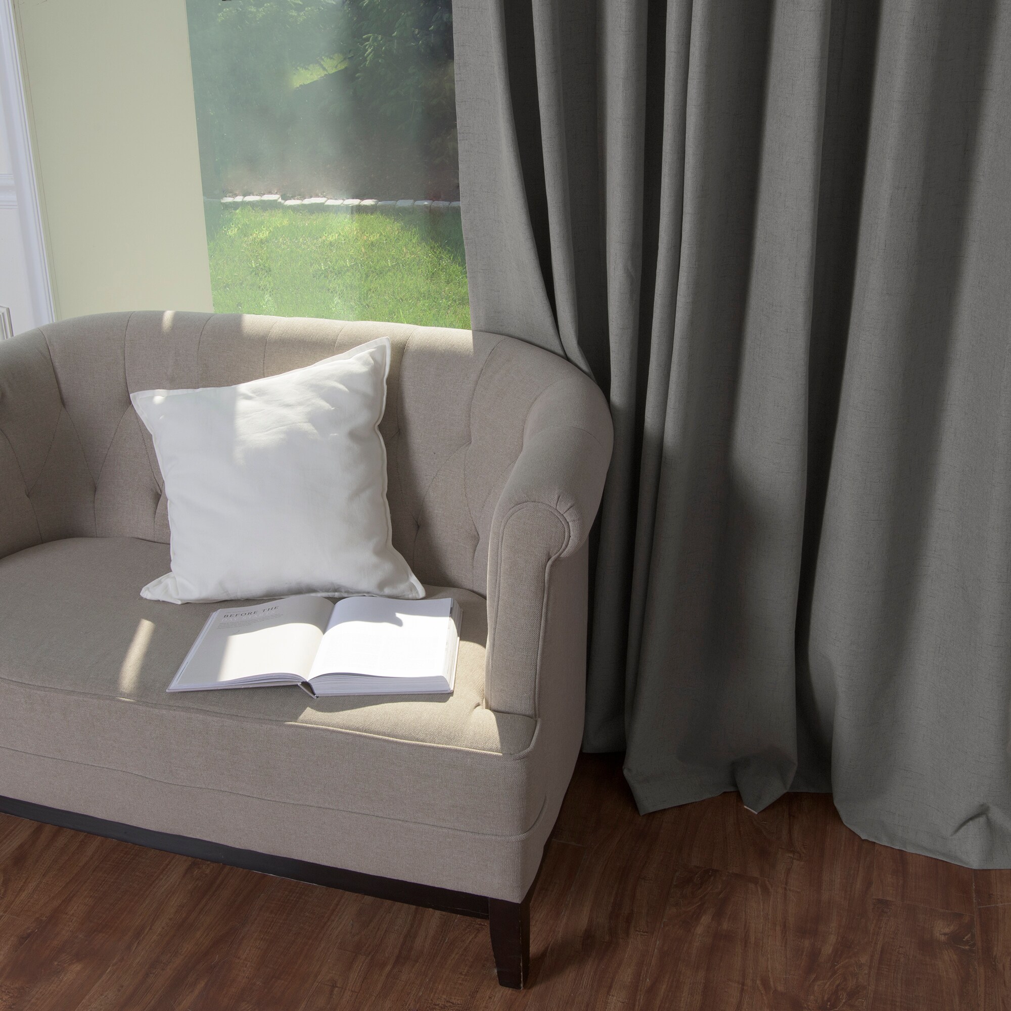 Best Home Fashion JC-02-BAK-96-GREY curtains - View #6
