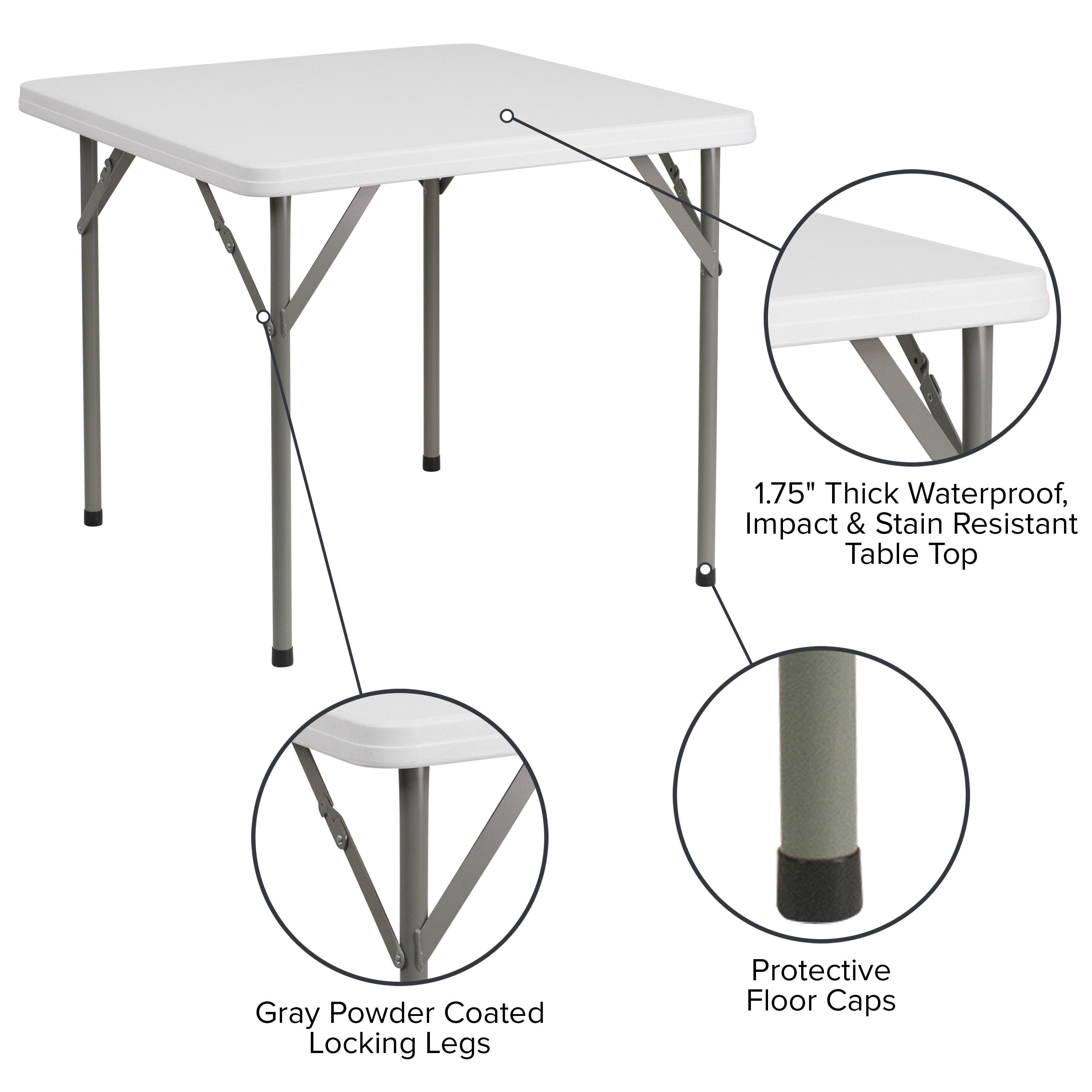 Flash Furniture 847254079310 Folding-Tables - View #4