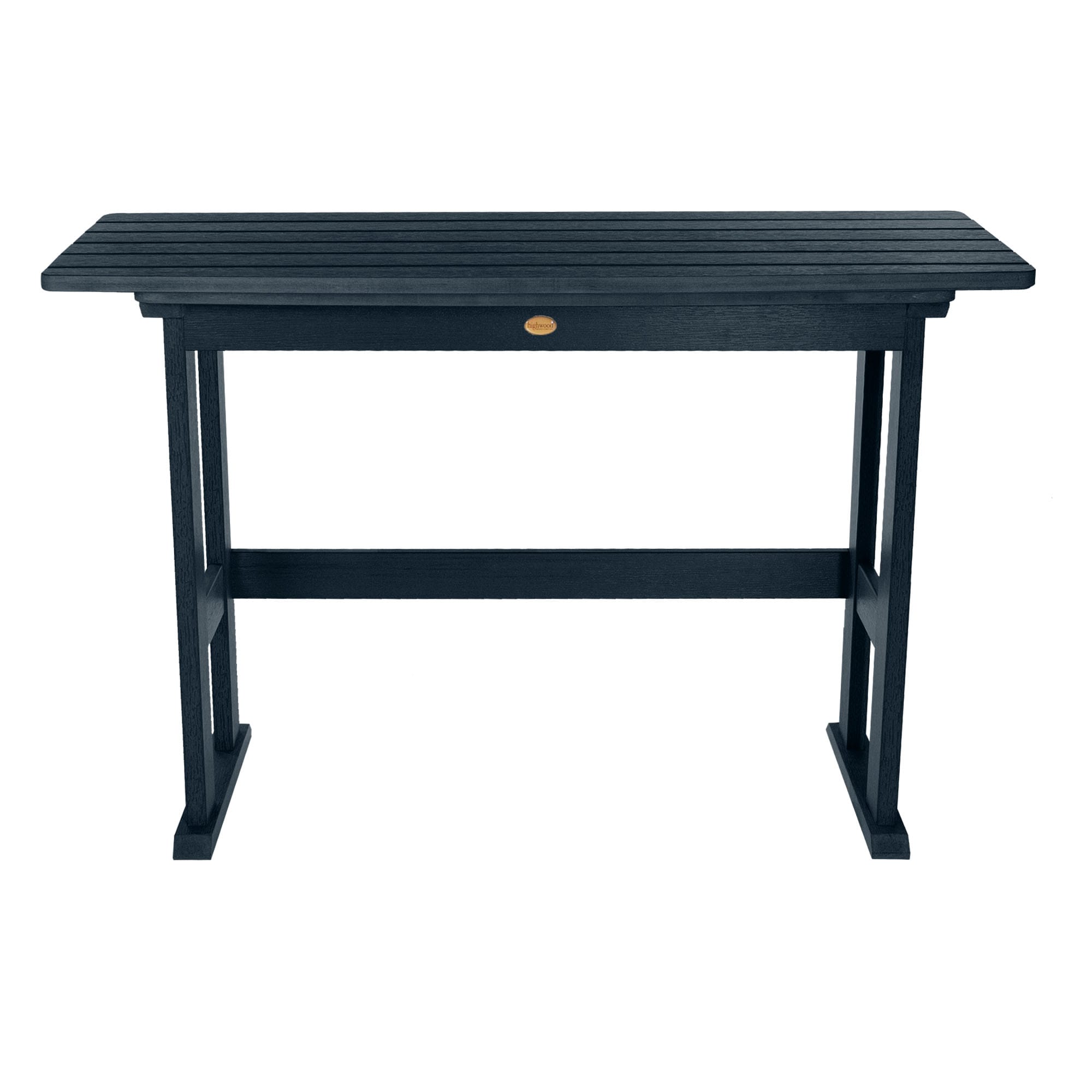 The Lehigh Collection Rectangle Outdoor Counter Table 20.75-in W x 54-in L Stainless Steel | - highwood AD-TBL-KS2-FBE