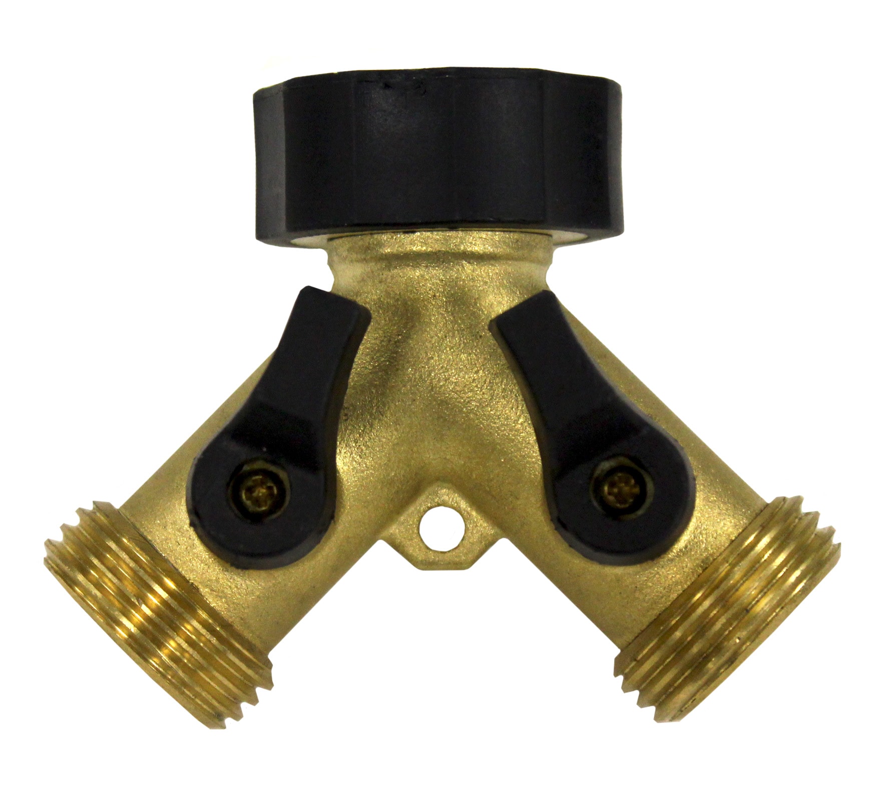 Gilmour Brass Y Shut-Off Connector at Lowes.com