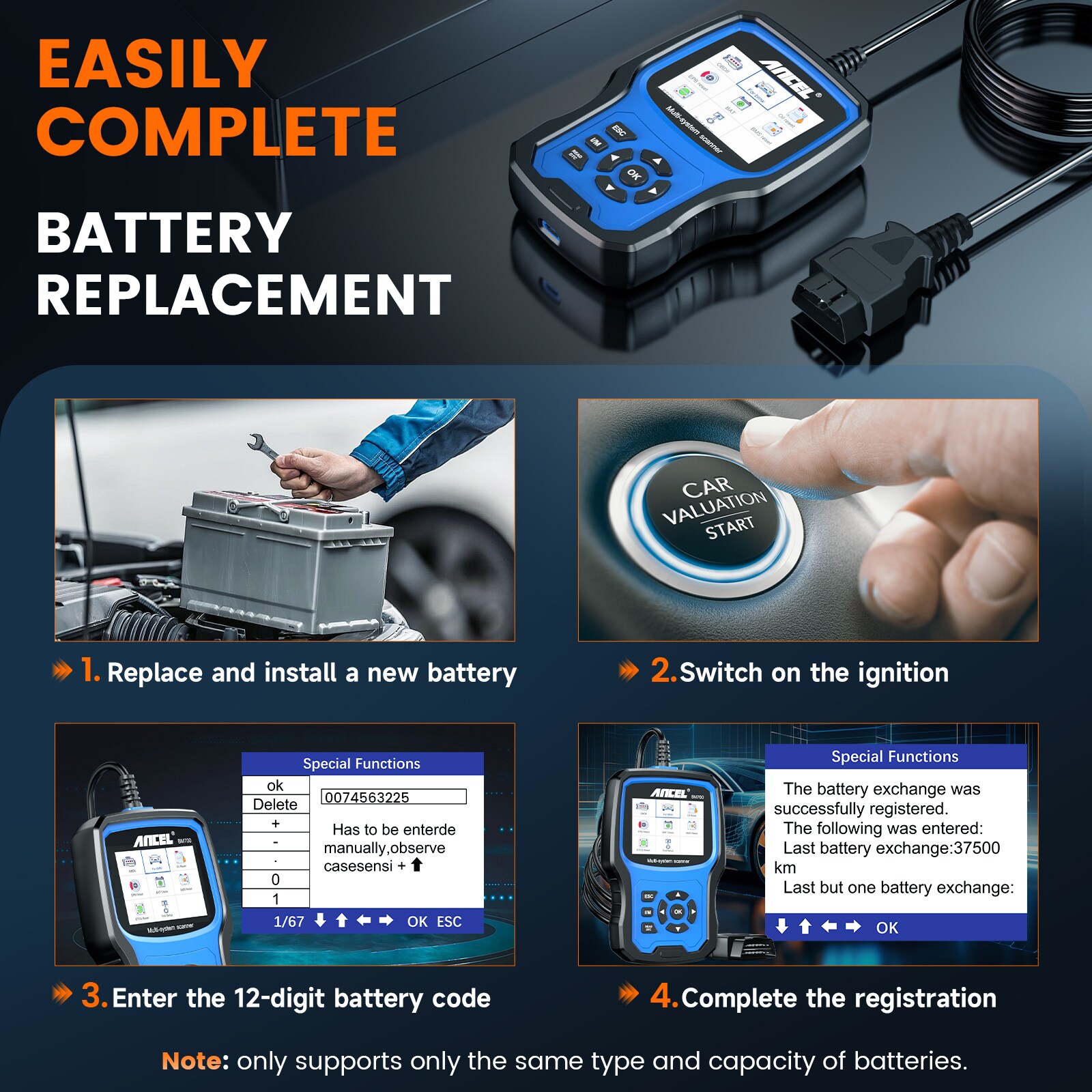 ANCEL BM700 Auto-Diagnostic-Testing-Tools - View #11