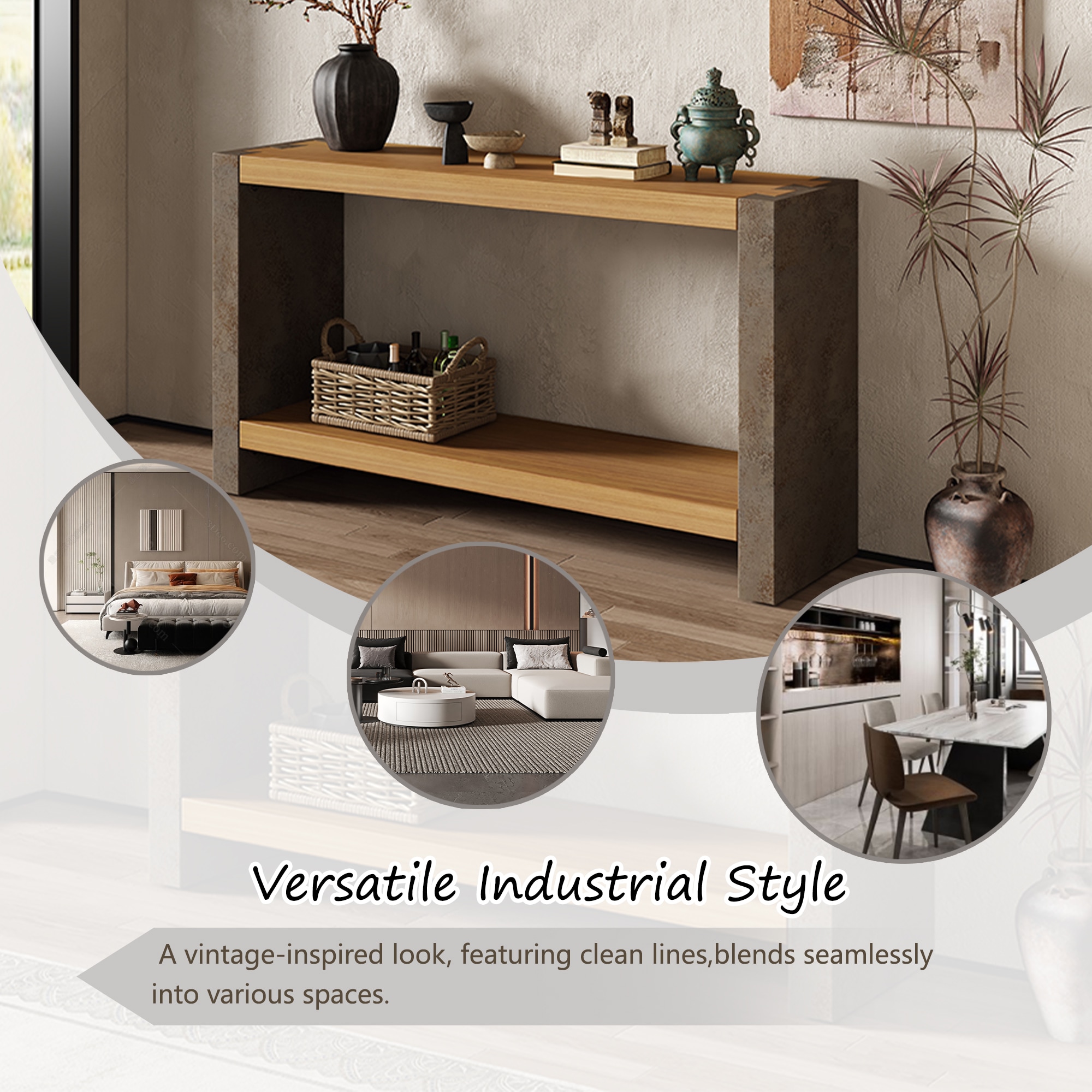 ModernLuxe N760P281375D Console-Sofa-Tables - View #4