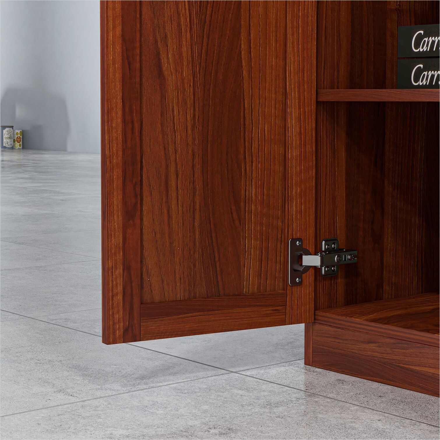 FlowLuxe Particle Board Cabinet for Dining Room 23.5 x 15.8 x 63 in ...