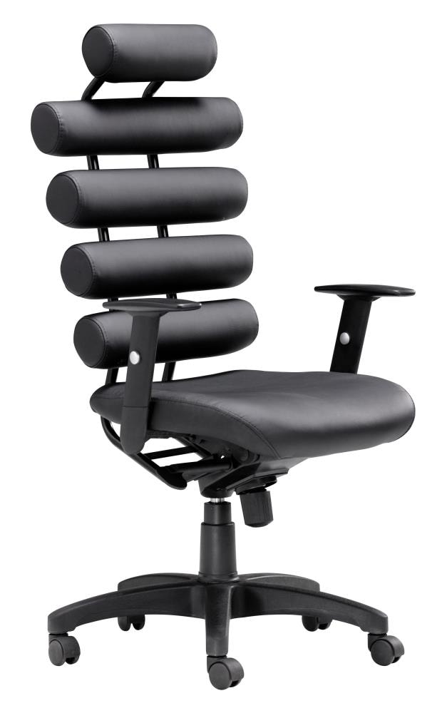 Glider Low Back Office Chair Gray - Zuo Modern 100835