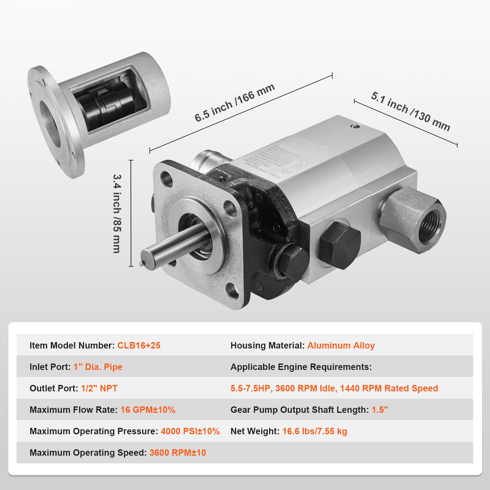 VEVOR SCCLB16+25KZ00536V0 m040070 - View #7