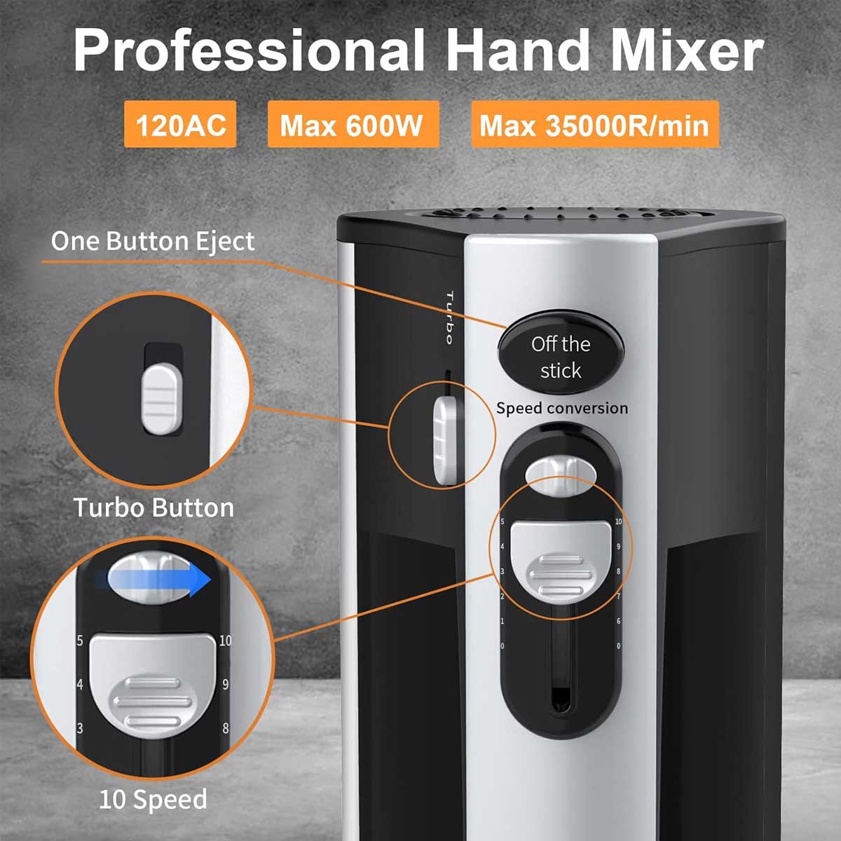 Aoibox LABHM102210 Hand-Mixers - View #2