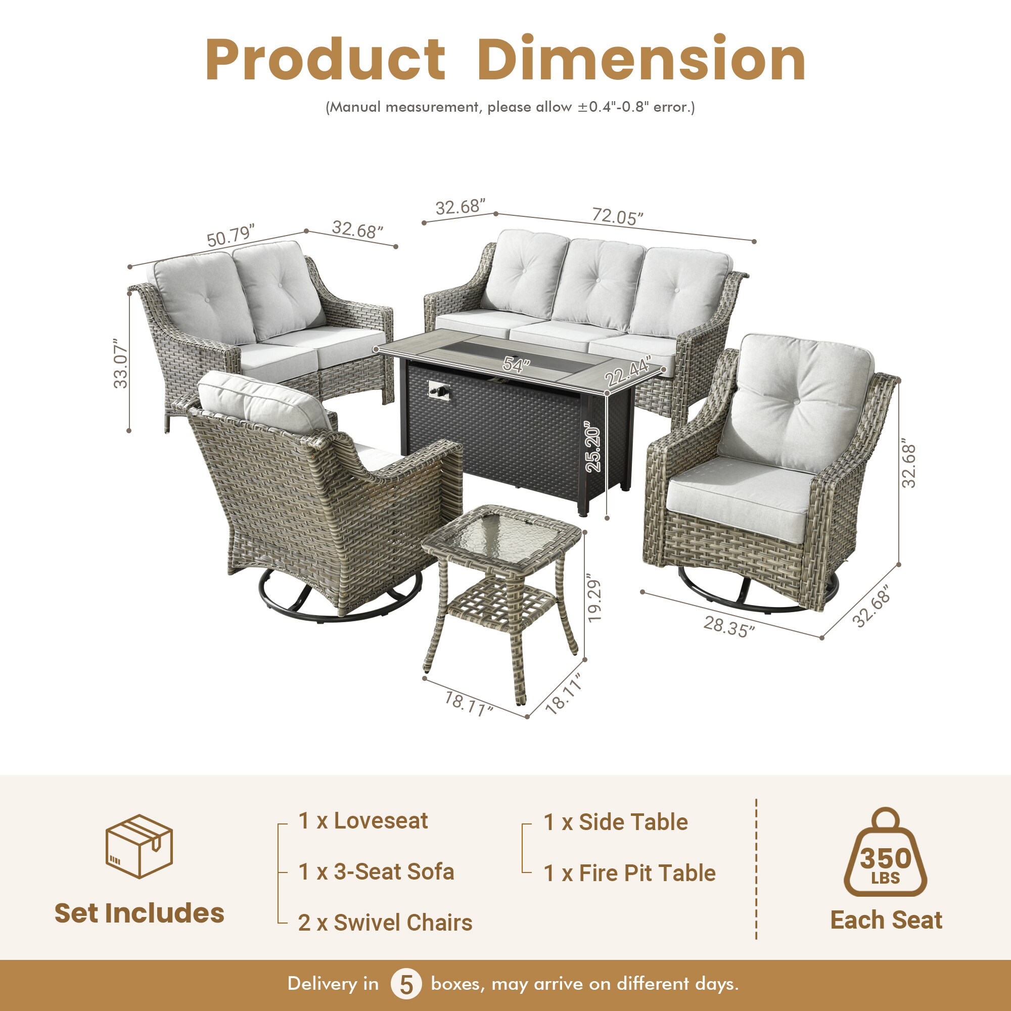 Caodoc L5-CFP03-YZPAD406 Patio-Sofas-Daybeds - View #6