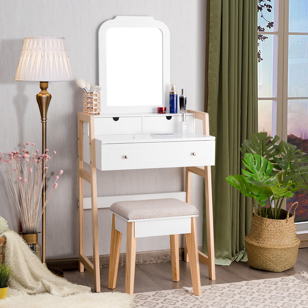 Costway CSHY001323 Bedroom-Vanities - View #3