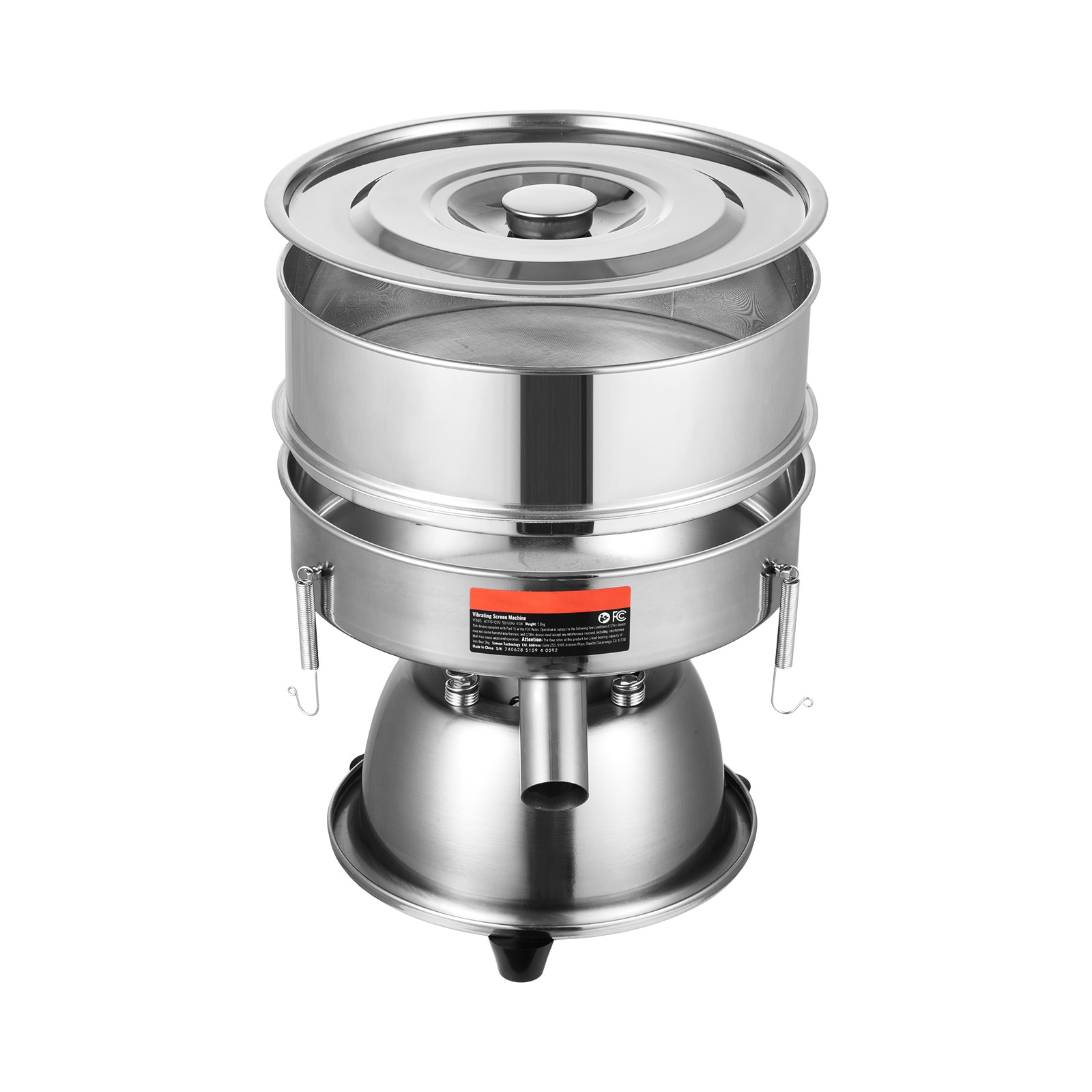 SVOPES SVOPESZDZSJTM06880V1 40+60 Mesh SUS304 Flour Sieve Sifter