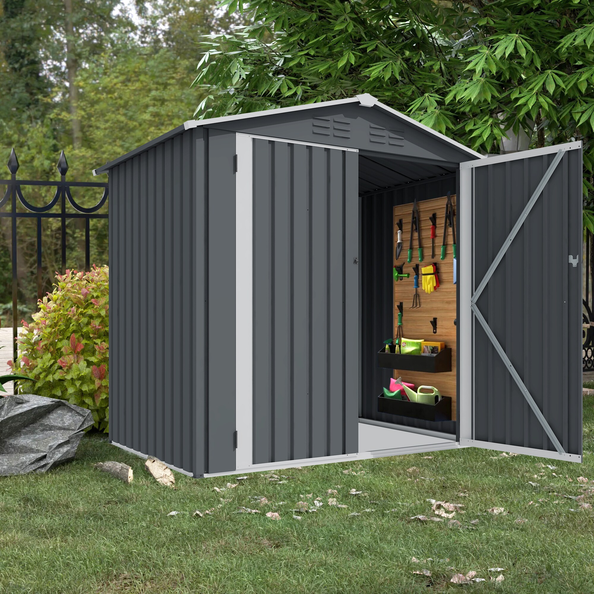 Mondawe MD-W291105898 Metal-Storage-Buildings-Sheds - View #5