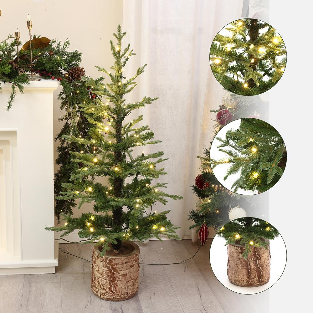 LuxenHome WHAP2455 Artificial-Christmas-Trees - View #5