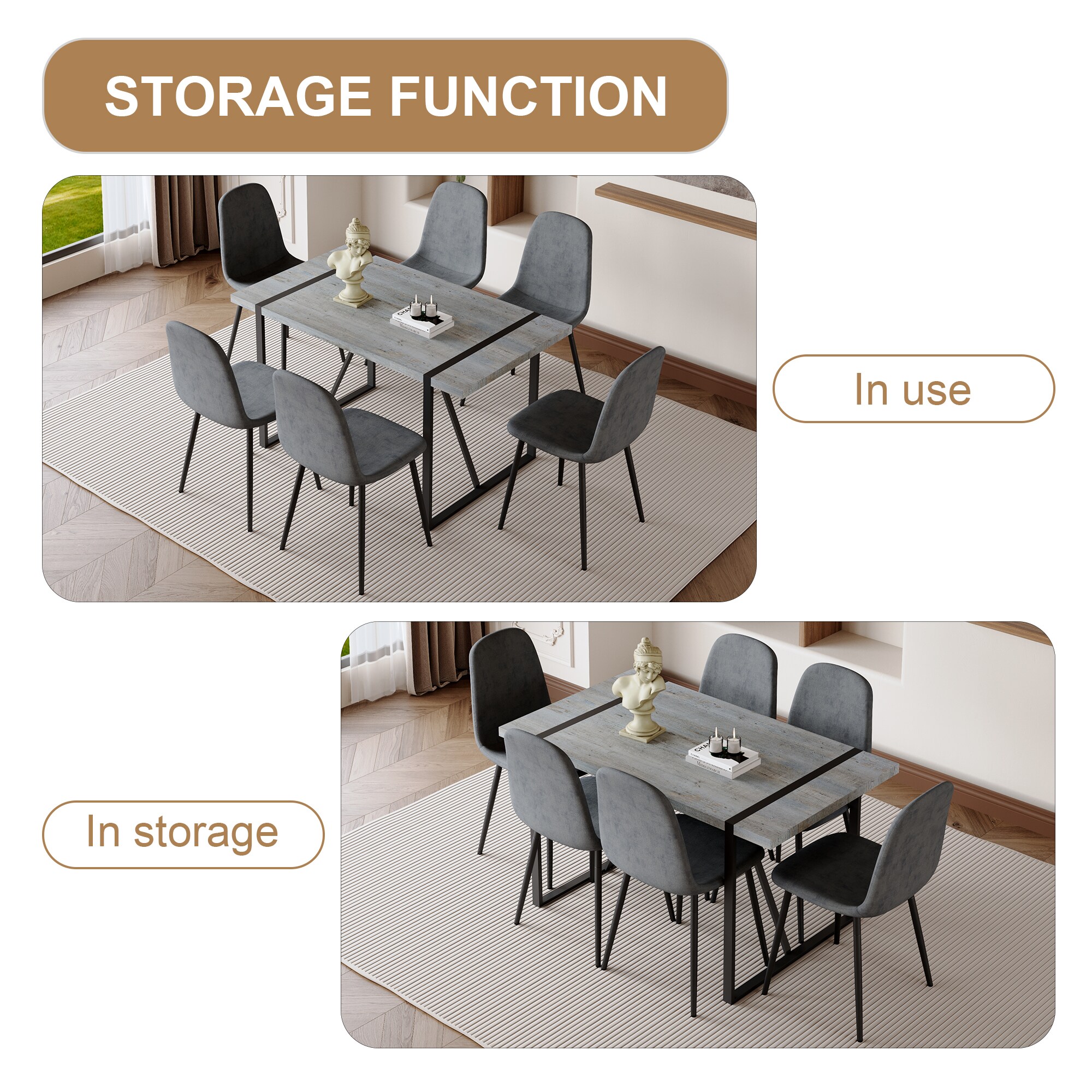 Siavonce XH01821 Dining-Sets - View #6