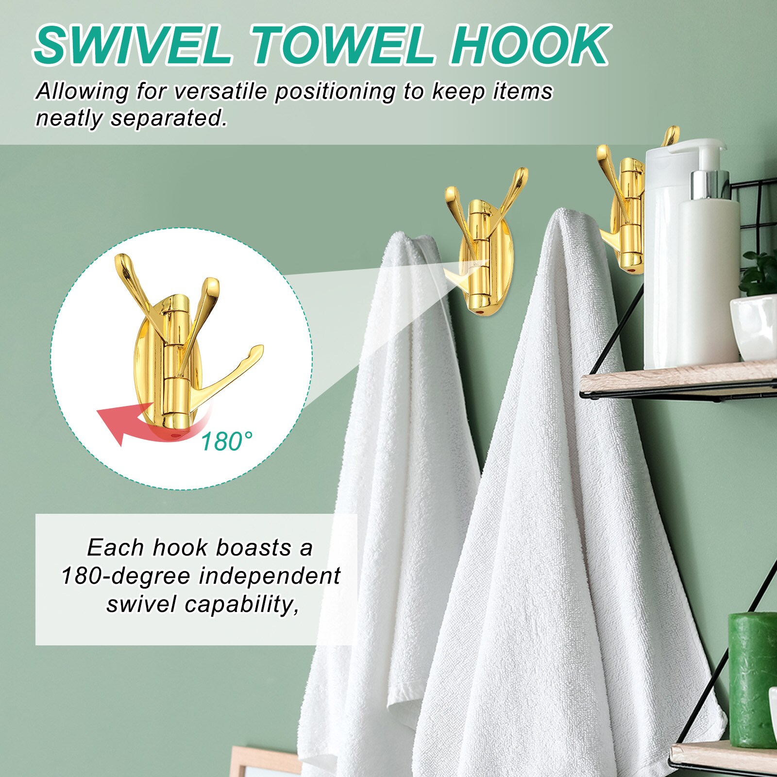 PATIKIL S26020300UX3391 Robe-Hooks - View #4