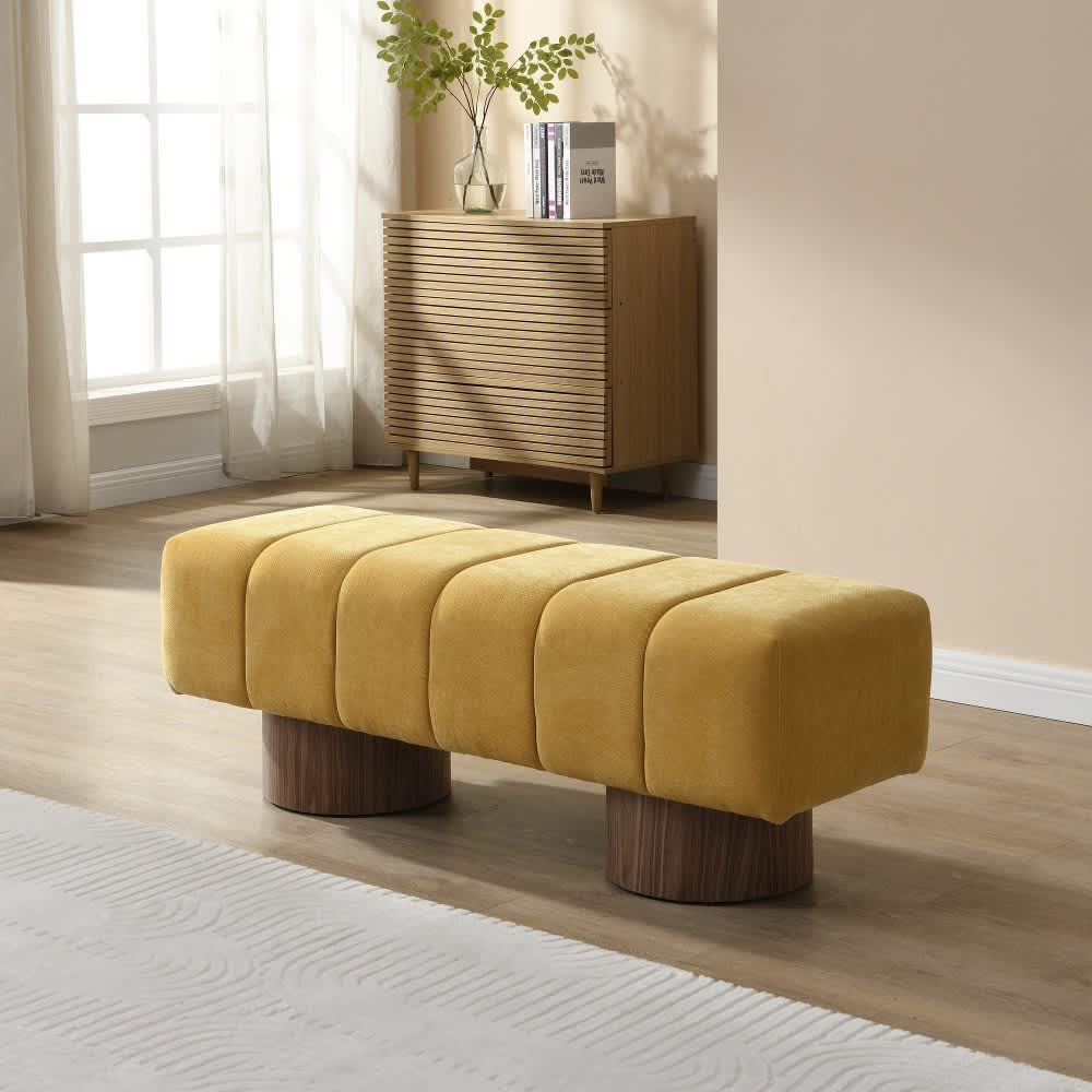 Coolbibila TAJ-BENCH-CHENILLE Dining-Benches - View #2