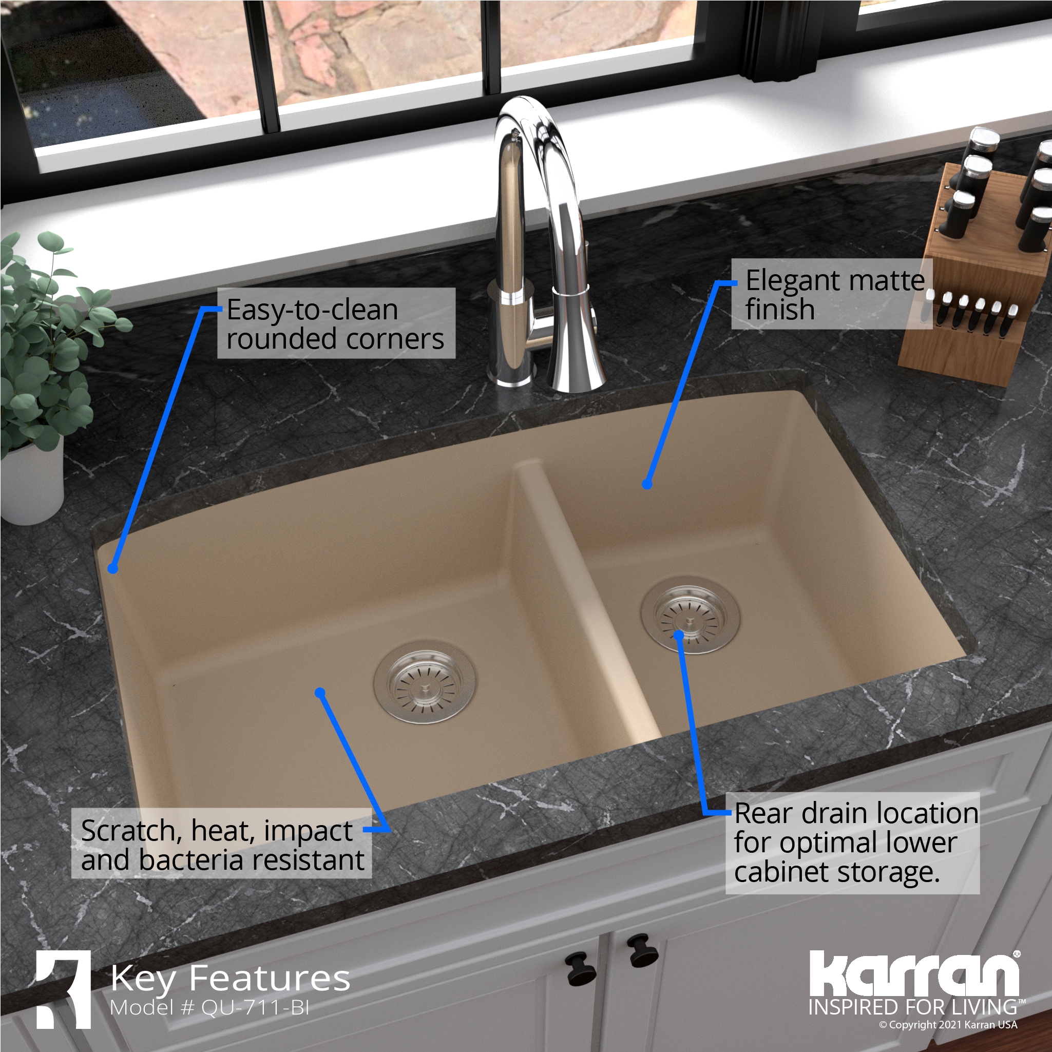 Karran QU-711-BI-PK1 Kitchen-Sinks - View #8