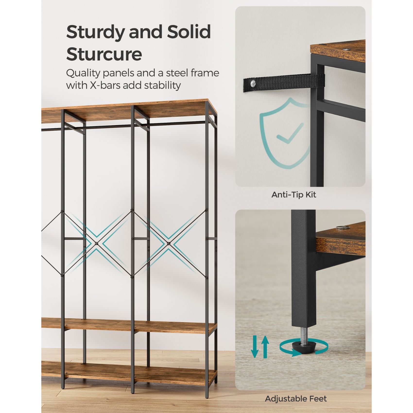 Slickblue D-SM-10B500RGRU Garment-Racks - View #5