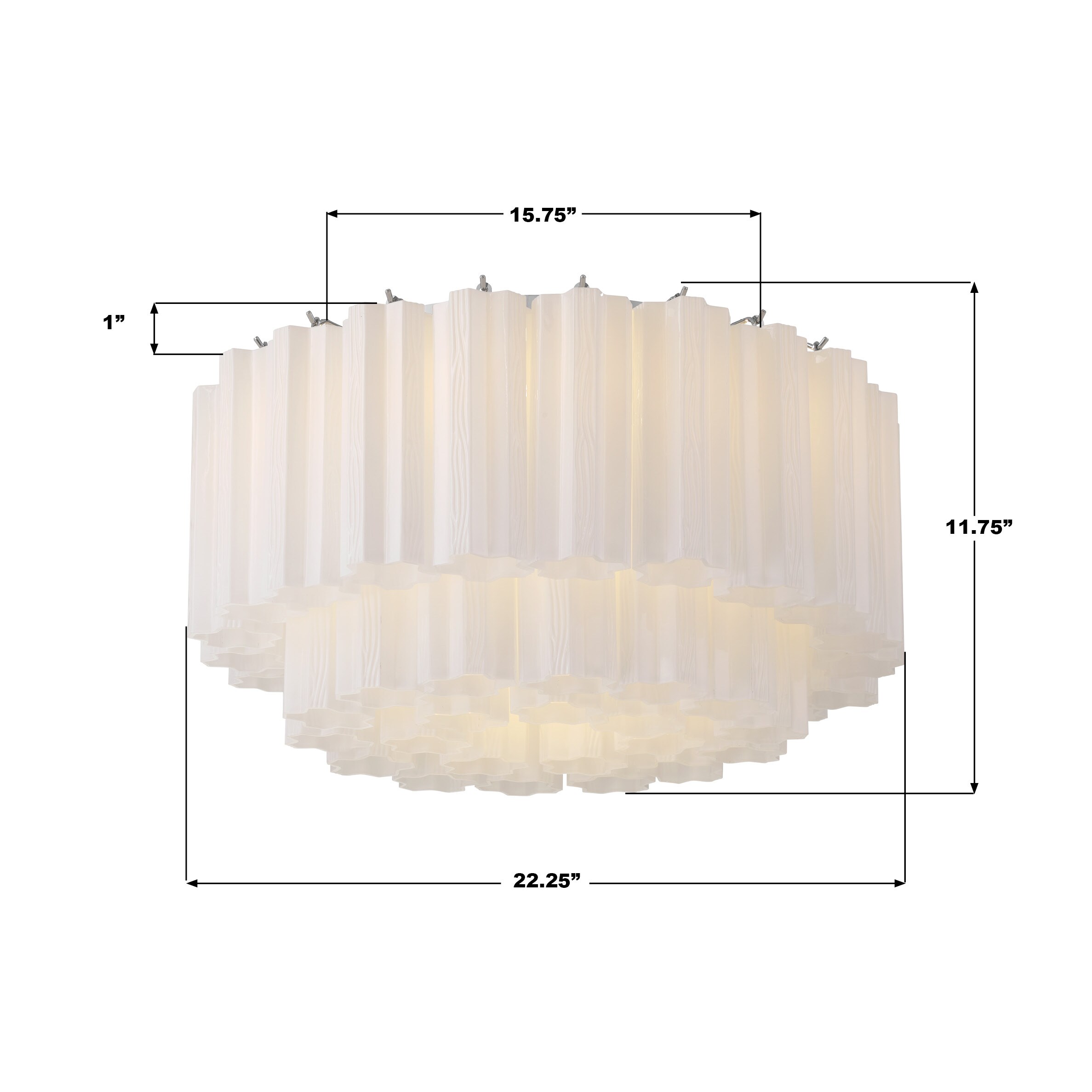 Crystorama ADD-321-CH-WH flushmounts - View #7