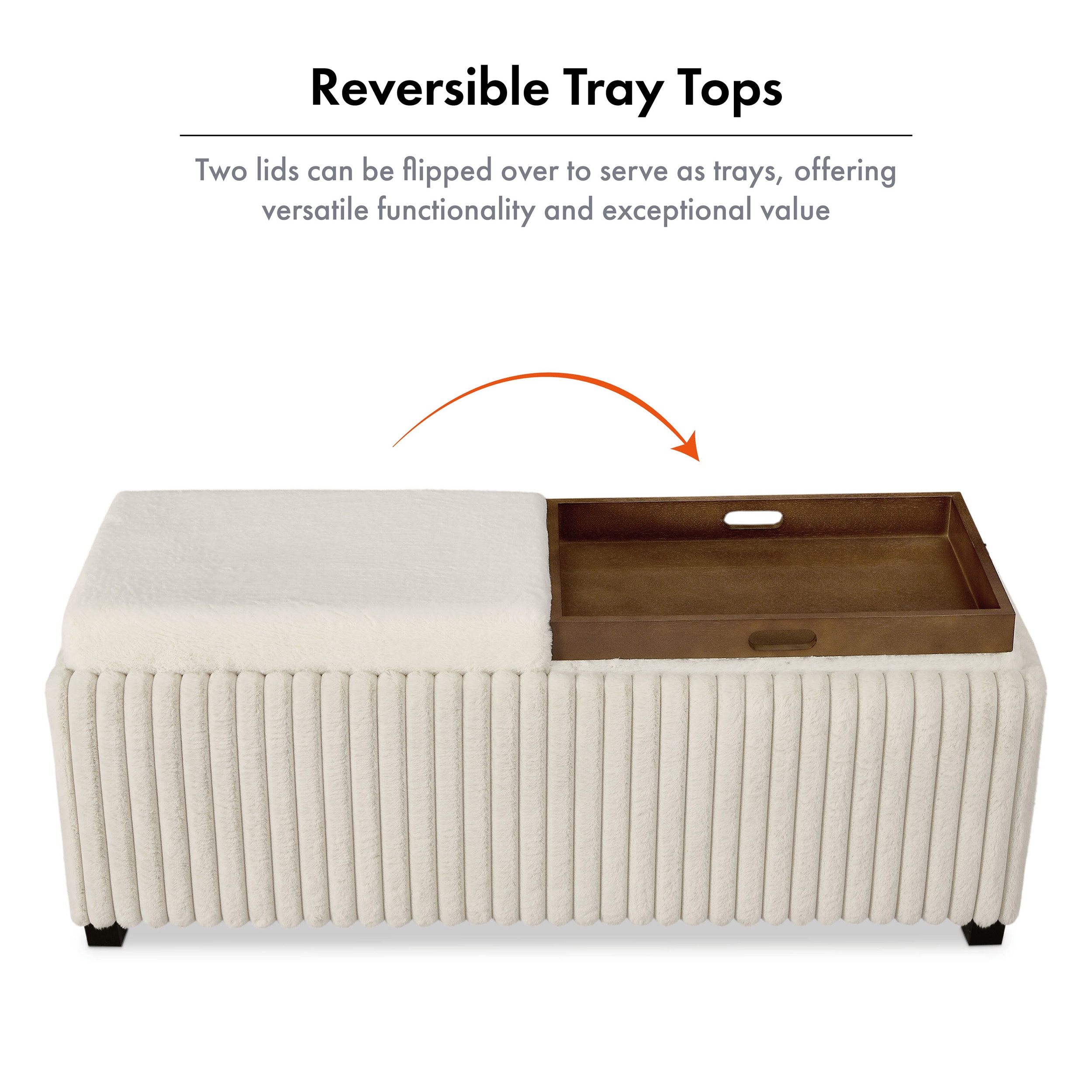Furniture of America EC-OT2401WH bench - View #19