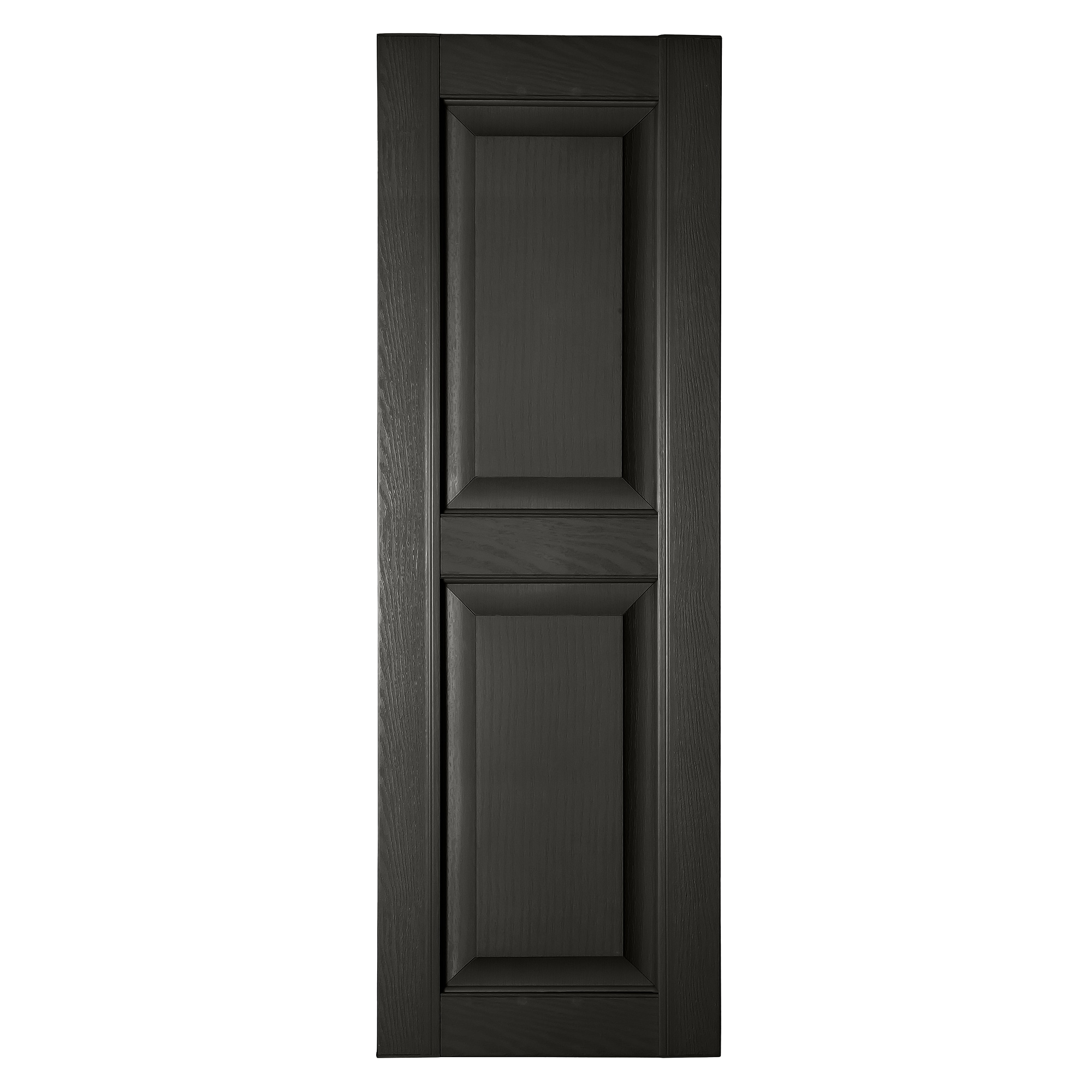 RELIABILT RP1669002 16.25-in W x 69-in H Black Raised panel Polypropylene Exterior Shutters ( 2 -Pack )