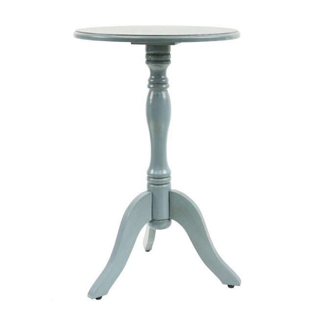 Décor Therapy FR1576 Simplify End Table Fits most Casual Décor Antique Arctic Blue 