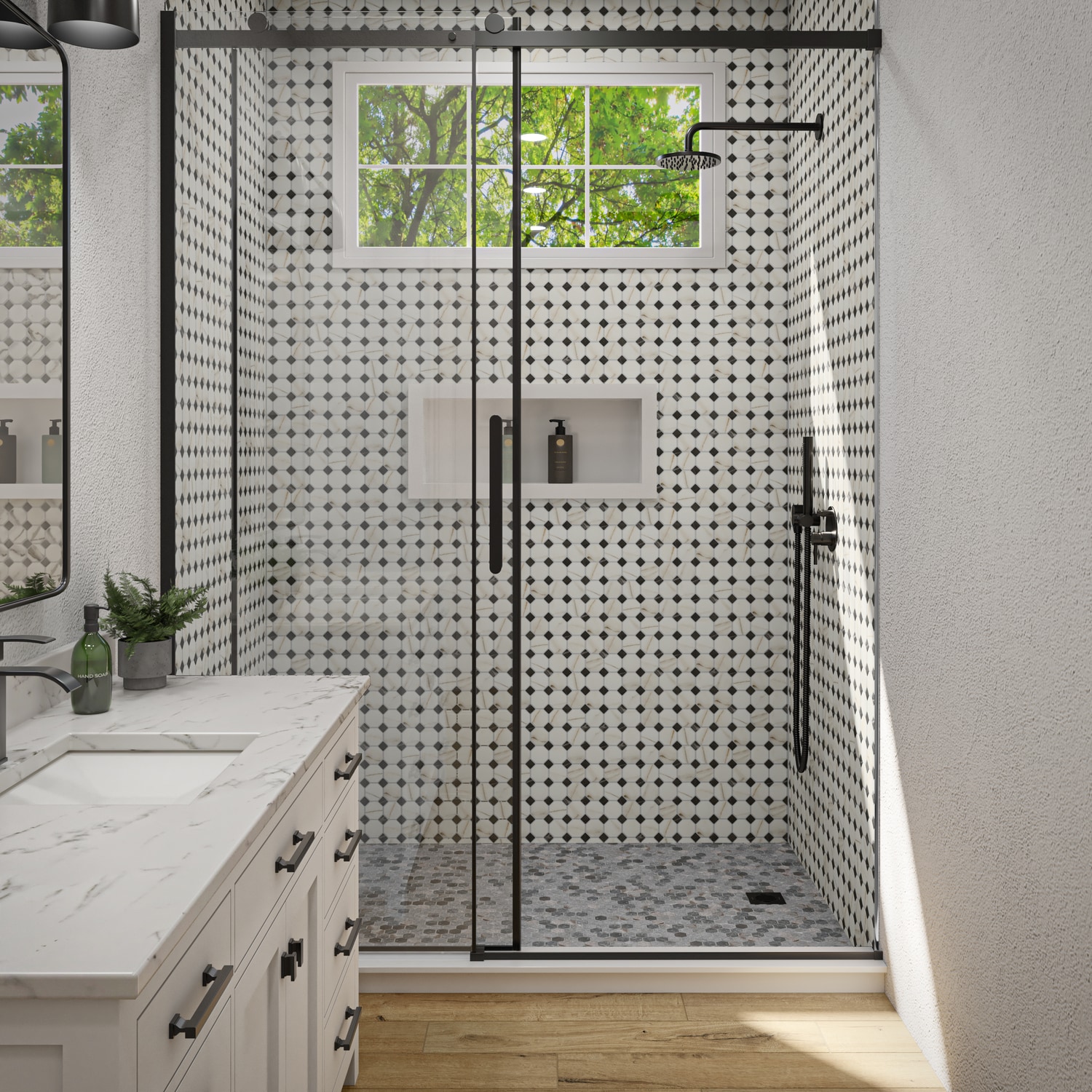 STAINMASTER SM592OCTXTMTLW Ceramic-Tile - View #2