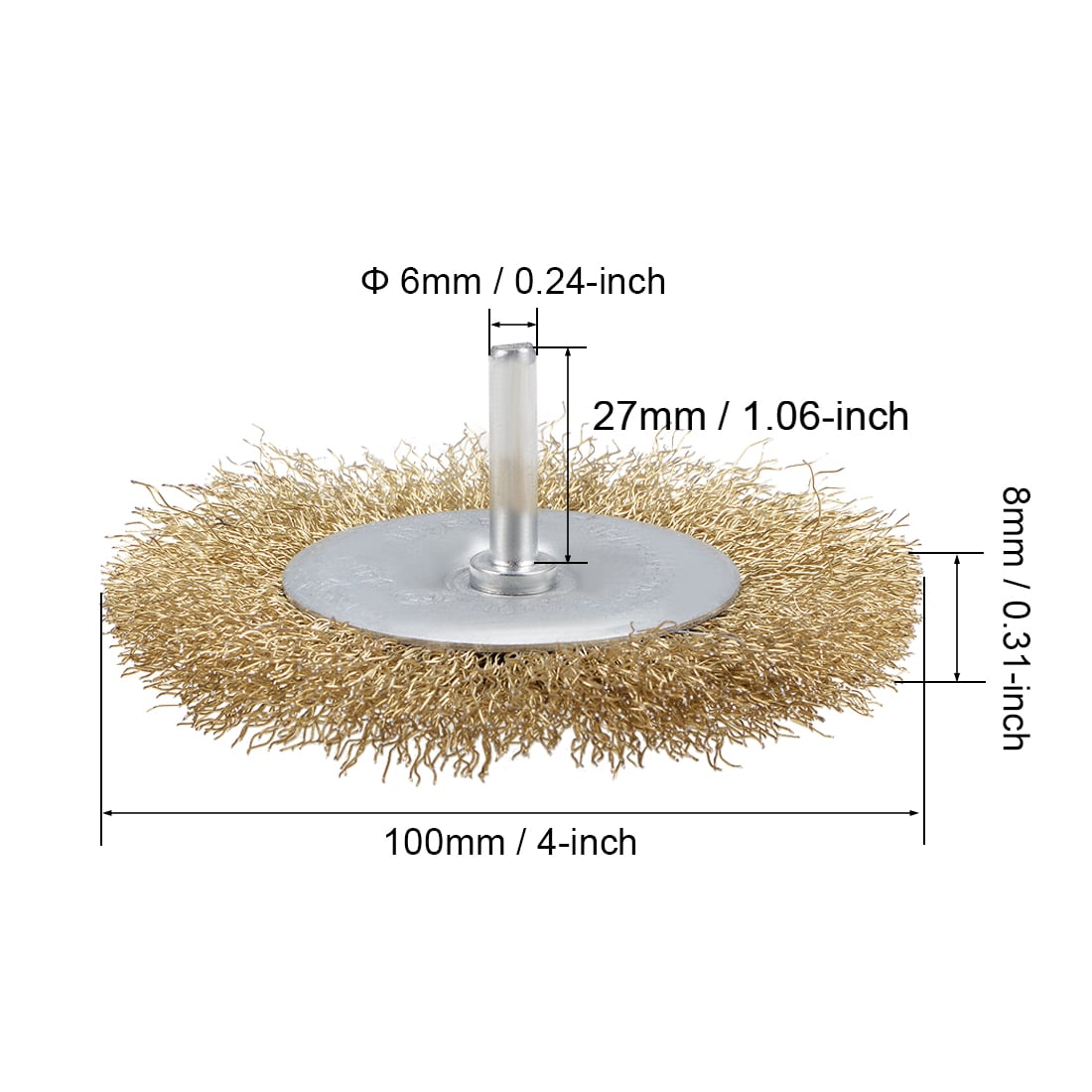 Unique Bargains S26051800UX1673 Wire-Wheels-Buffing - View #2