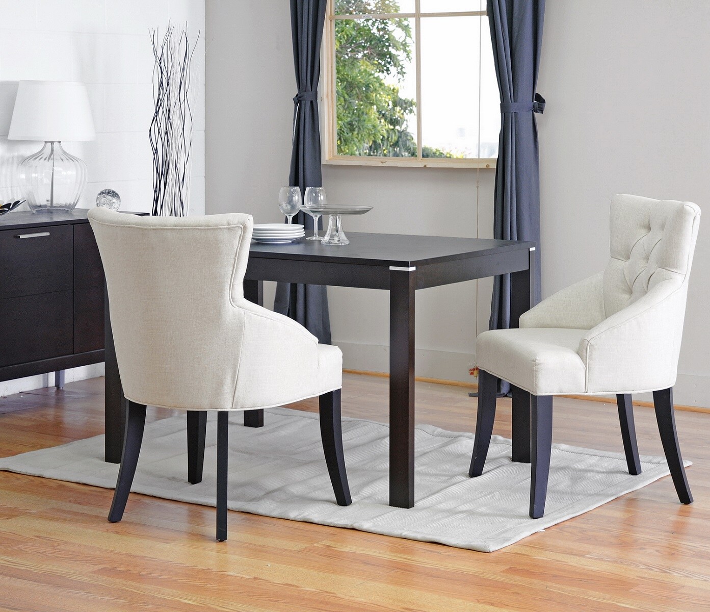 Baxton Studio SET OF 2 BH-63106 Dining-Chairs - View #3