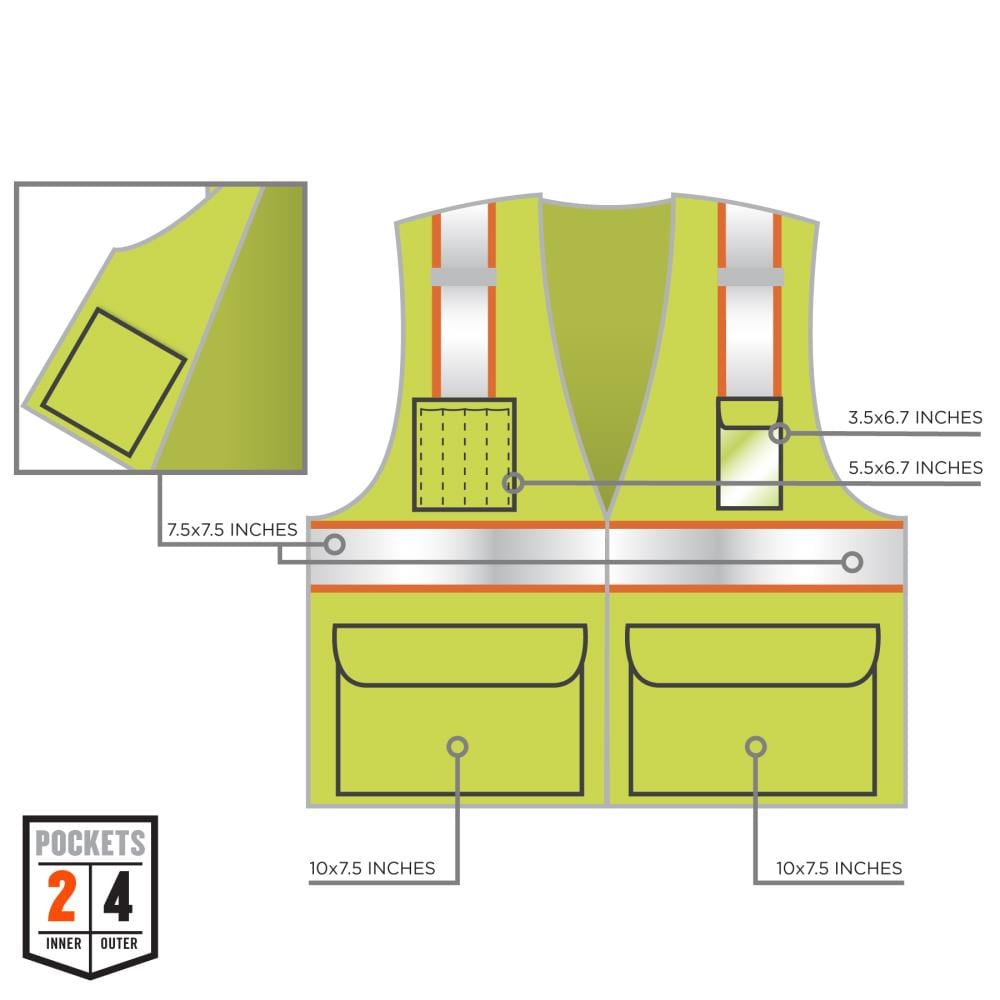 GloWear 24145 Safety-Vests - View #3