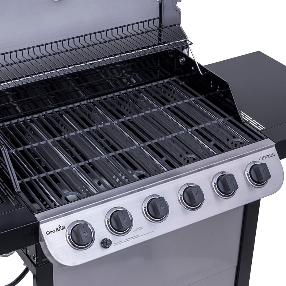 Char Broil Performance Black and Stainless 6 Burner Liquid Propane