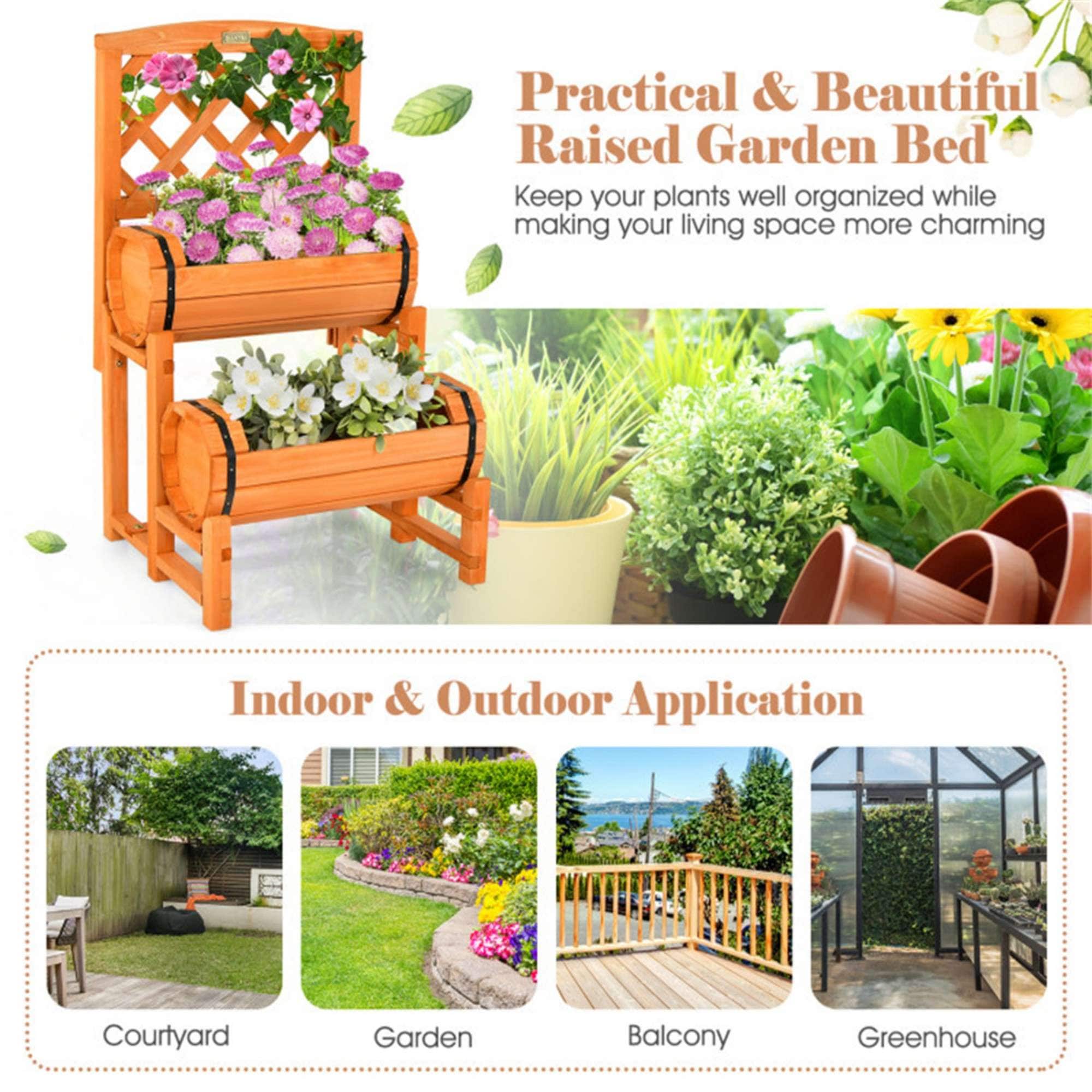 Wudkey L4-US8S4C Raised-Planter-Boxes - View #3