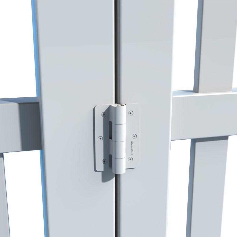 BOERBOEL 2-Pack 8-1/4-in Aluminum Gate Hinge in the Gate Hardware ...