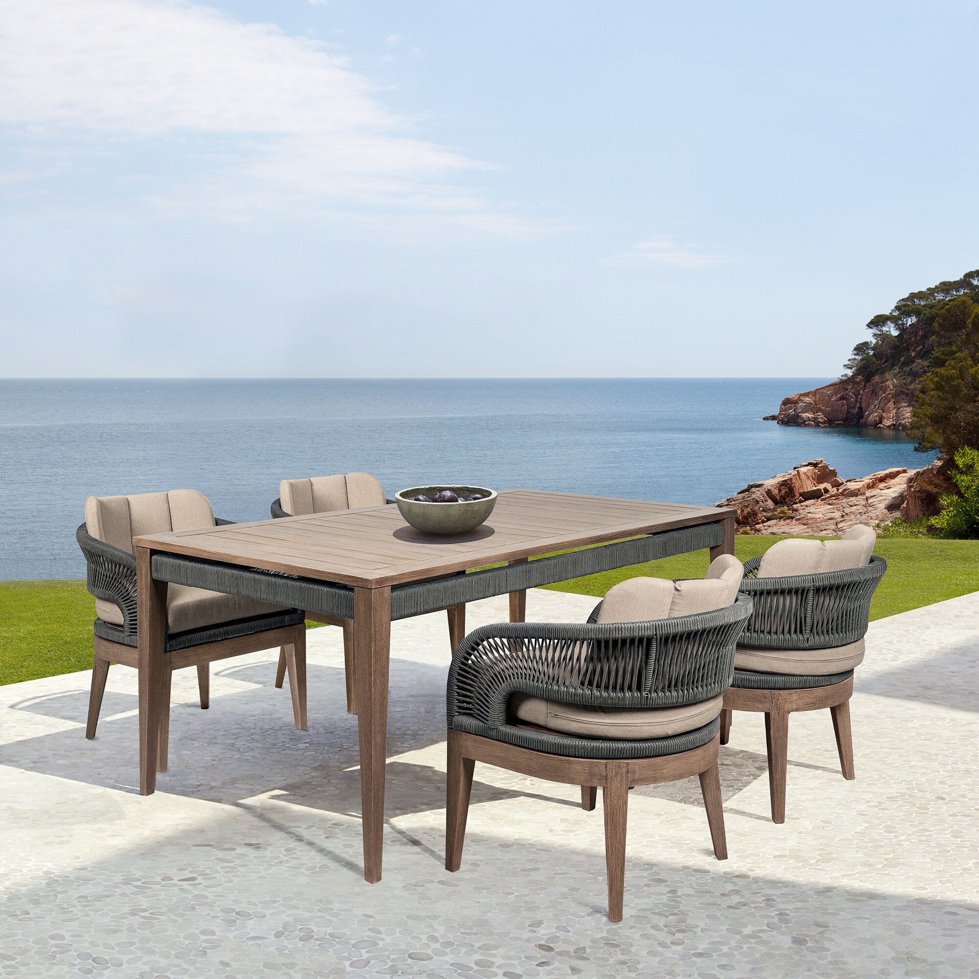 Armen Living SETORDI5EUCTP Patio-Dining-Sets - View #13