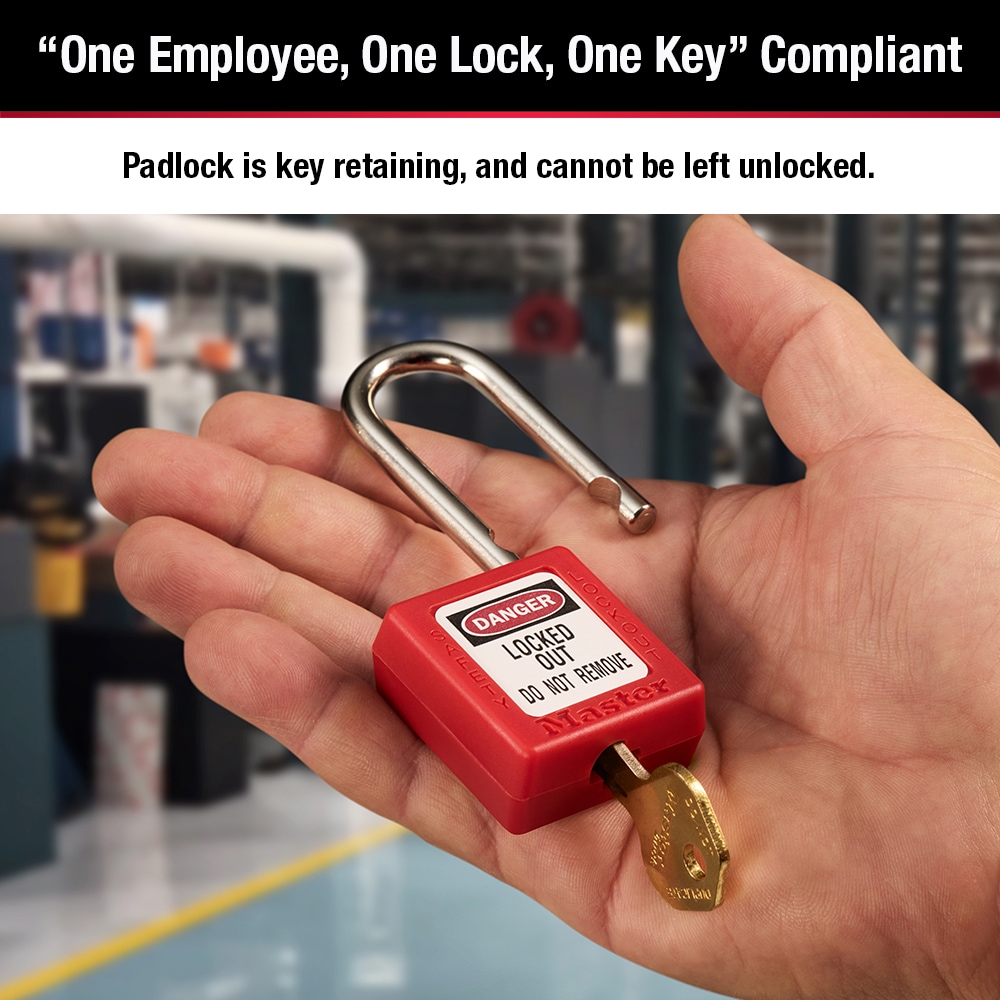 Master Lock 410RED Padlocks-Locks-Cables - View #5
