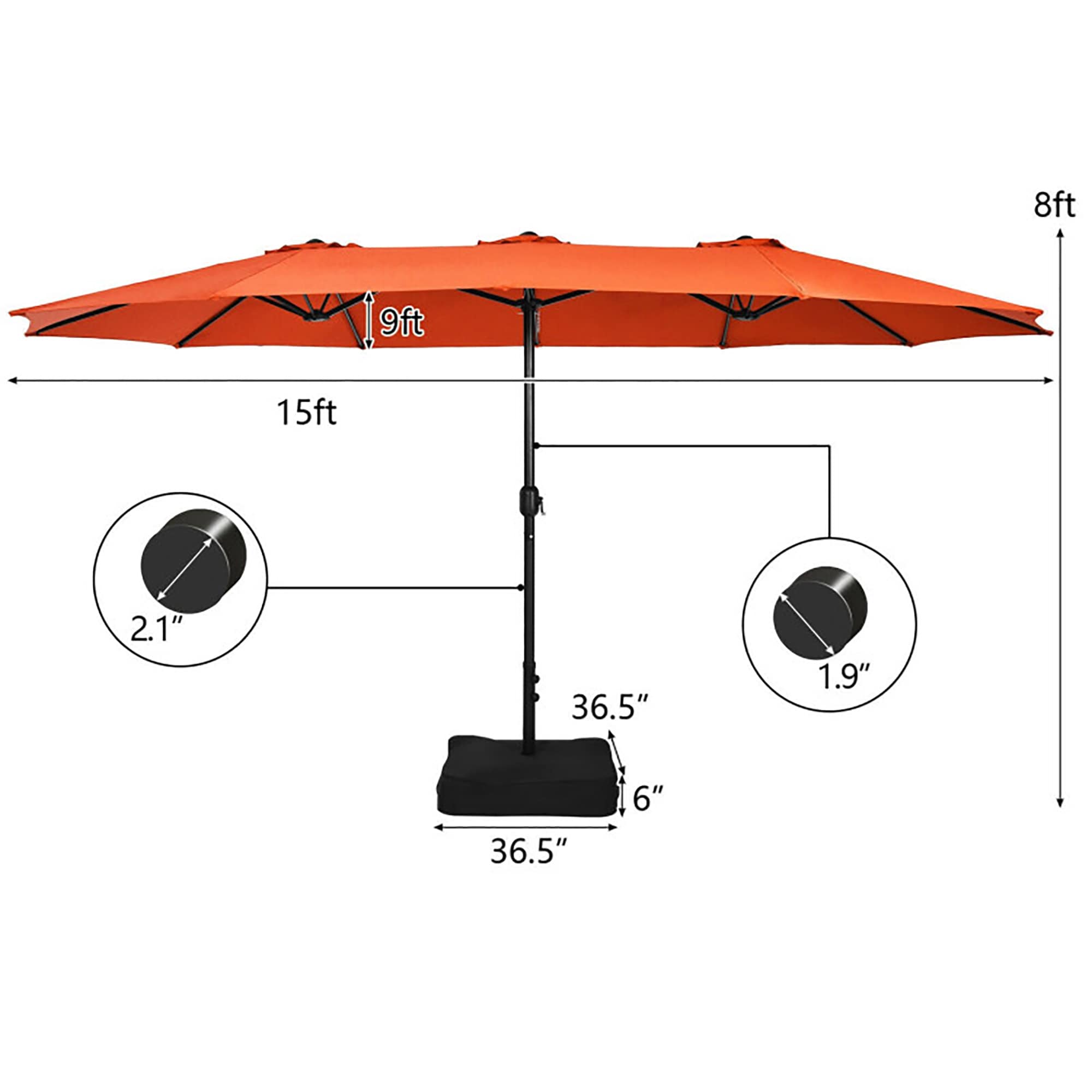 CASAINC CR-D0102HHV3LW Umbrellas-2 - View #7