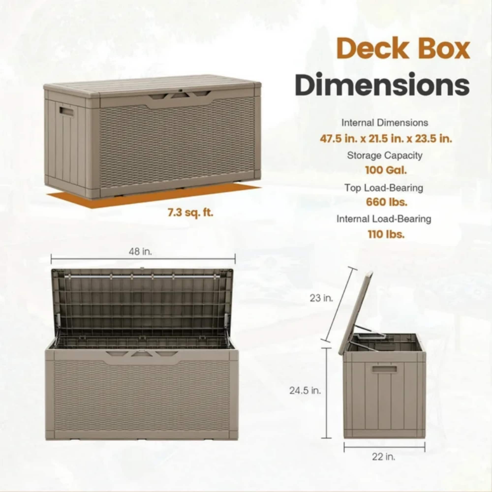 Vineego LS-PSB23-0312-L8 Deck-Boxes - View #7