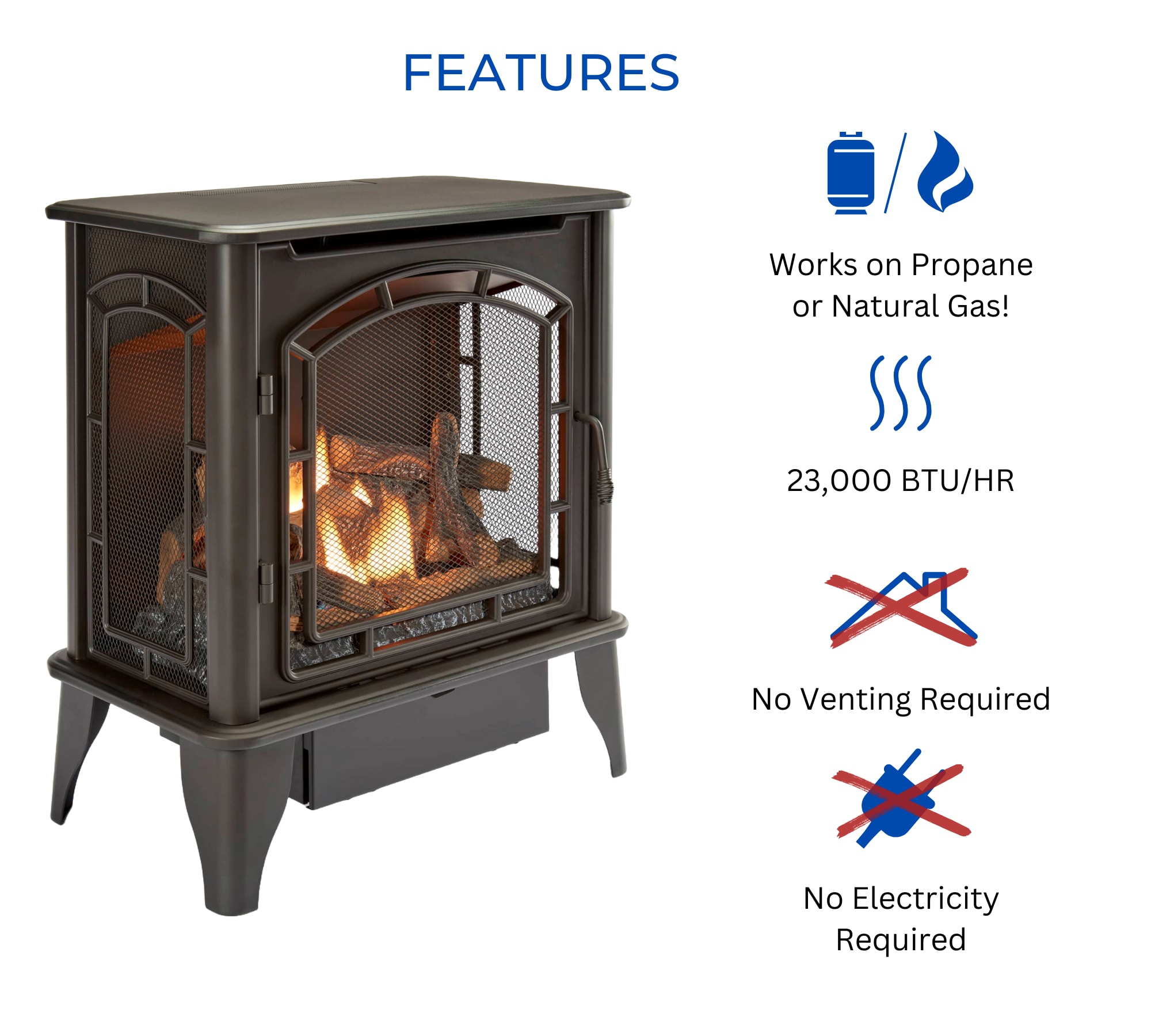 Bluegrass Living BTSD23RT Gas-Fireplaces - View #4