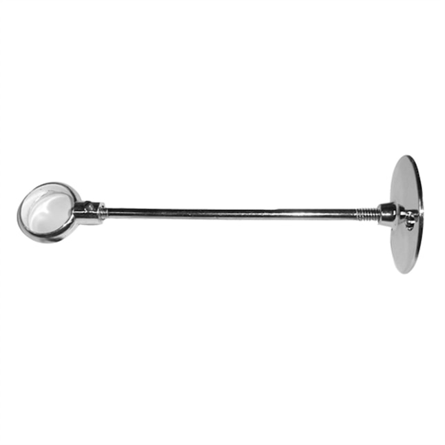 Barclay Polished Chrome Brass Ceiling, Shower Rod Ceiling Support With Bracket