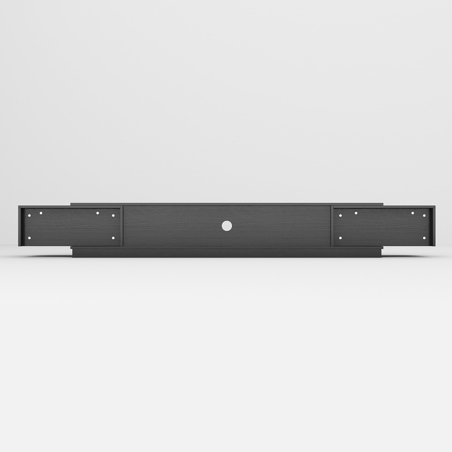 FUFU&GAGA Modern/Contemporary Black Tv Cabinet (Accommodates FUFU&GAGA Modern/Contemporary Black Tv Cabinet (Accommodates