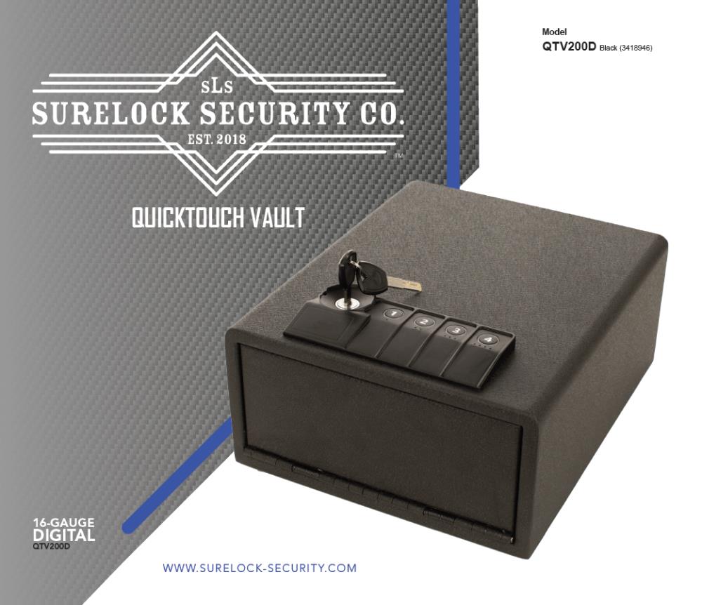 Volibel Gun Safe Box Security Safe Lock Box with Fingerprint, Code, App and Key for Home and Office(No Battery Include)