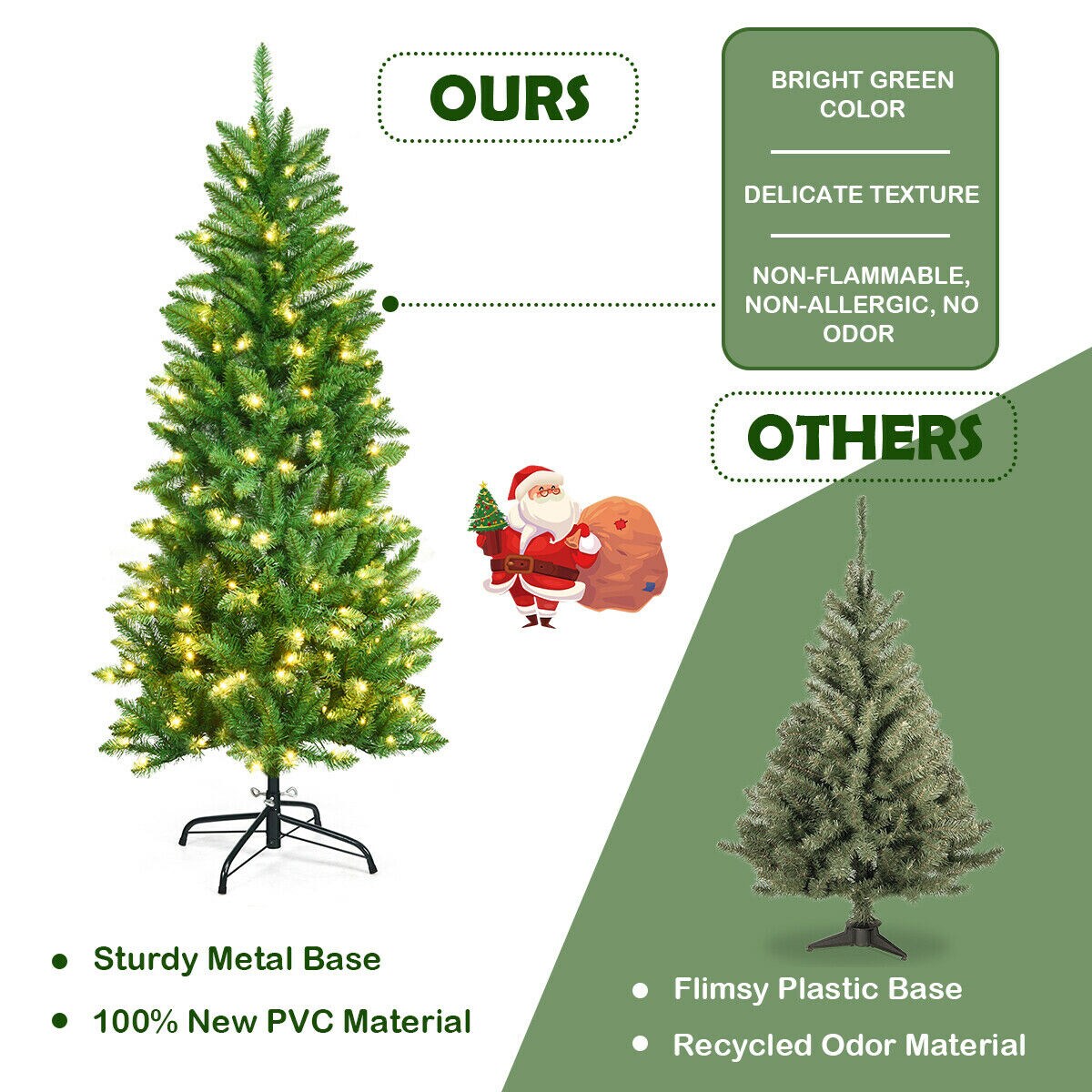 Forclover HYFW-TR809 Artificial-Christmas-Trees - View #7