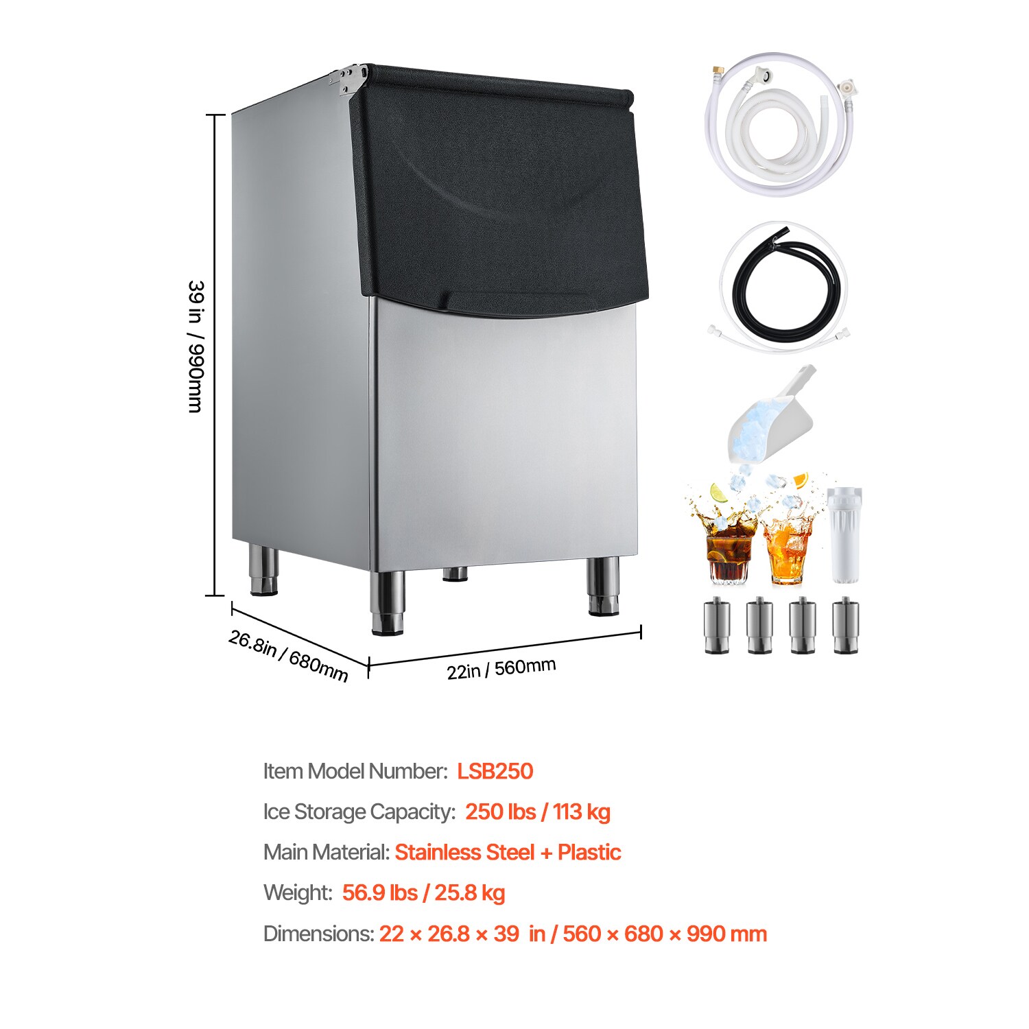 GIVIMO LW102GIVSS0183 Icemaker-Access - View #8