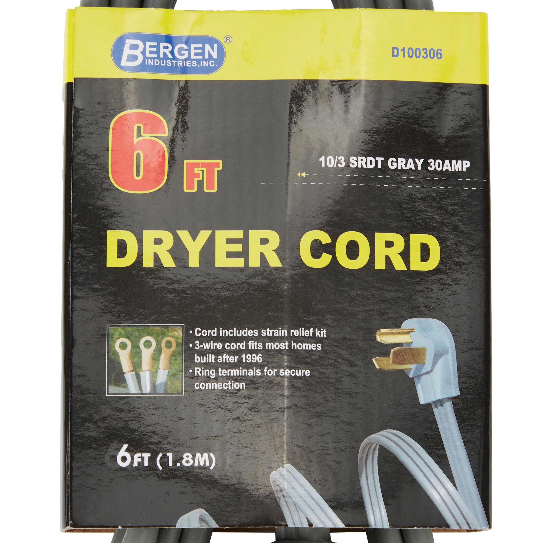 Bergen Industries D100306 Appliance-Power-Cords - View #13