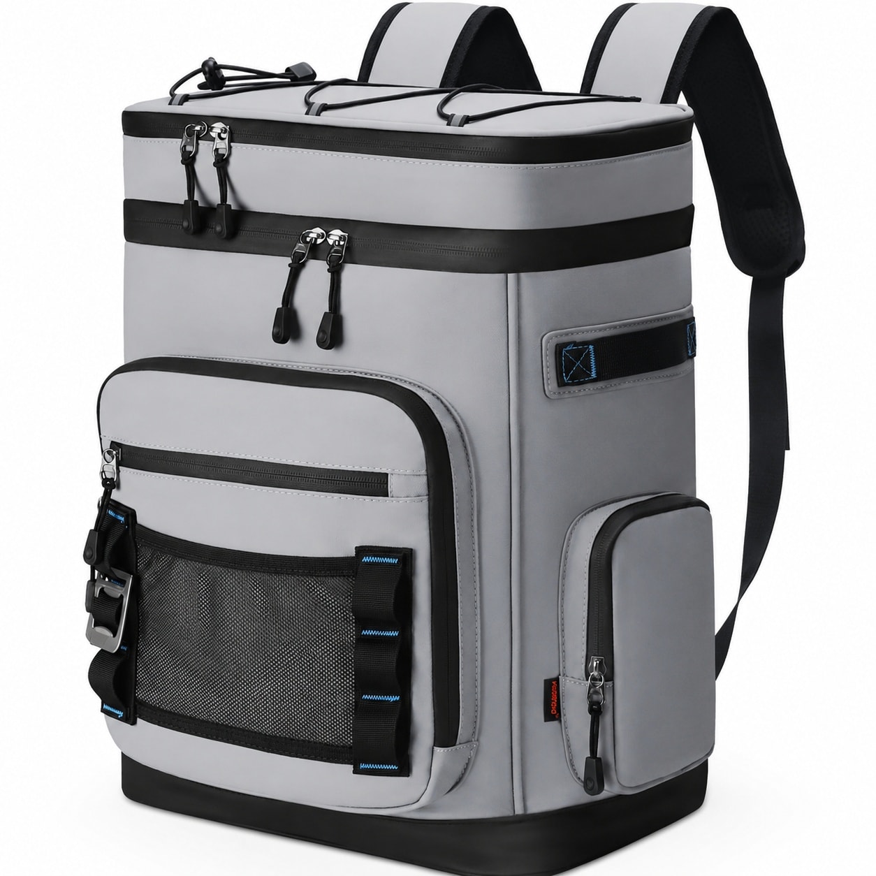 ITOPFOX -  Large Waterproof Insulated Cooler Backpack Leak Proof 30L 48 Can Capacity for Camping ...