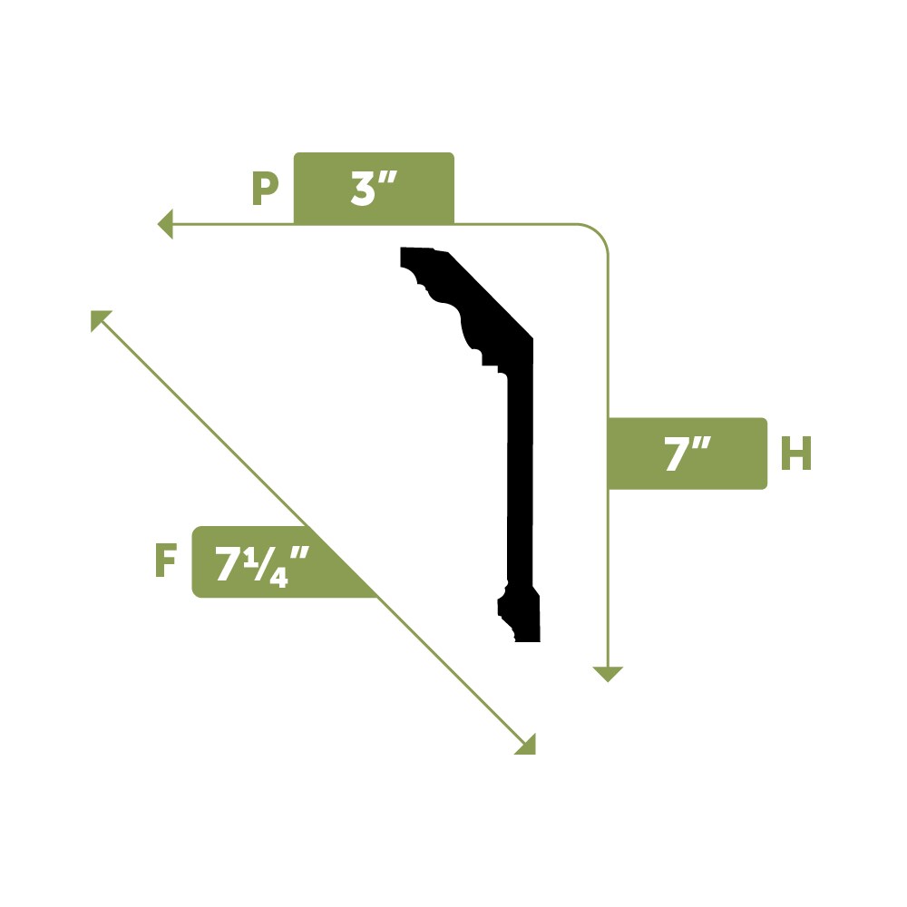 Ekena Millwork MLD06X02X07GE Crown-Moulding - View #14