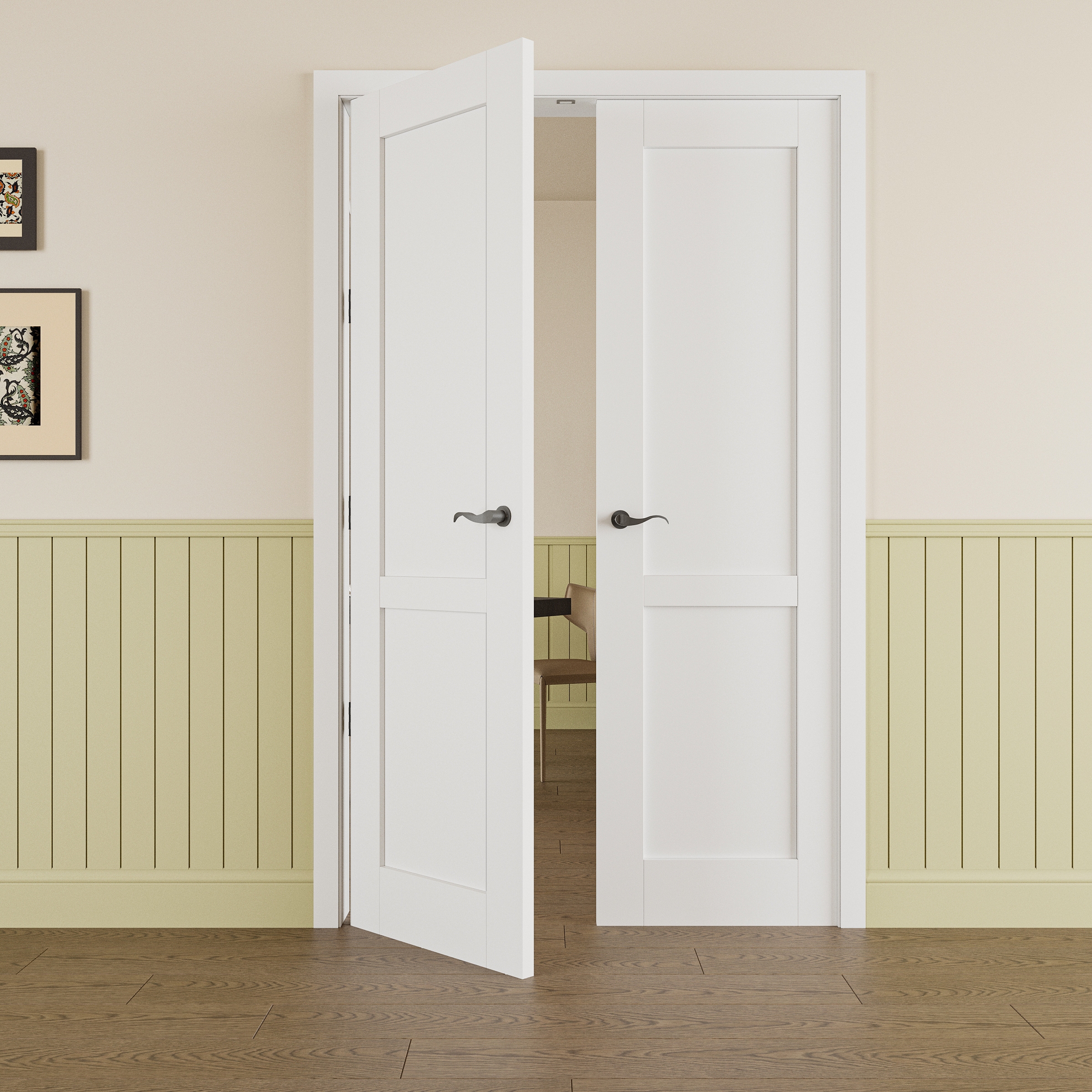 AINLARRY FS-1/2CG-BC-48 French-Doors - View #2